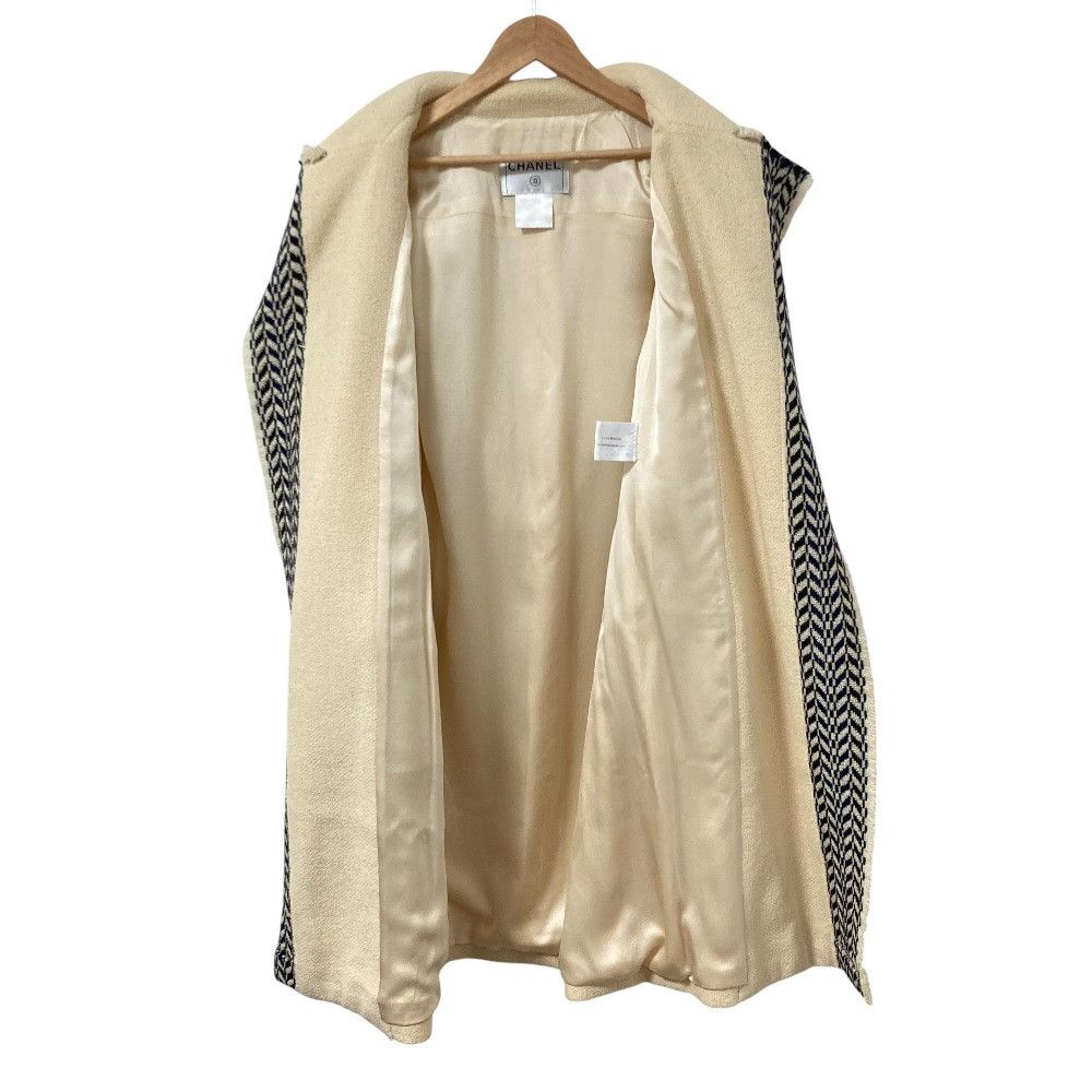 Chanel Chanel Chanel Camellia Tweed Coat Textile Outerwear P24497 DUTY FREE for USA Size ONE SIZE - 3 Thumbnail
