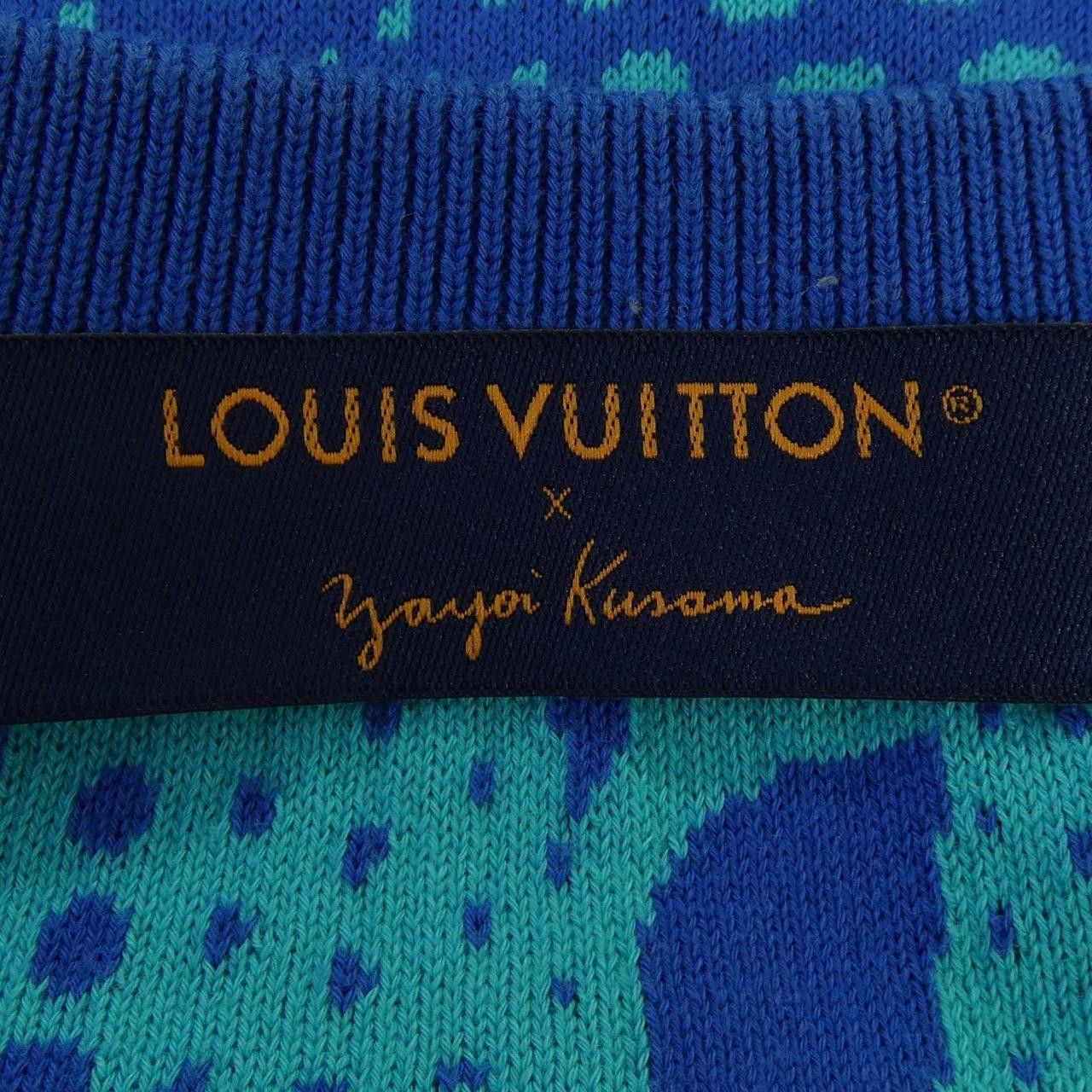 Louis Vuitton Louis Vuitton Louis Vuitton LV×YK Allover Pumpkin Knit Textile Tops HON38WJL4 DUTY FREE for USA Size ONE SIZE - 4 Thumbnail