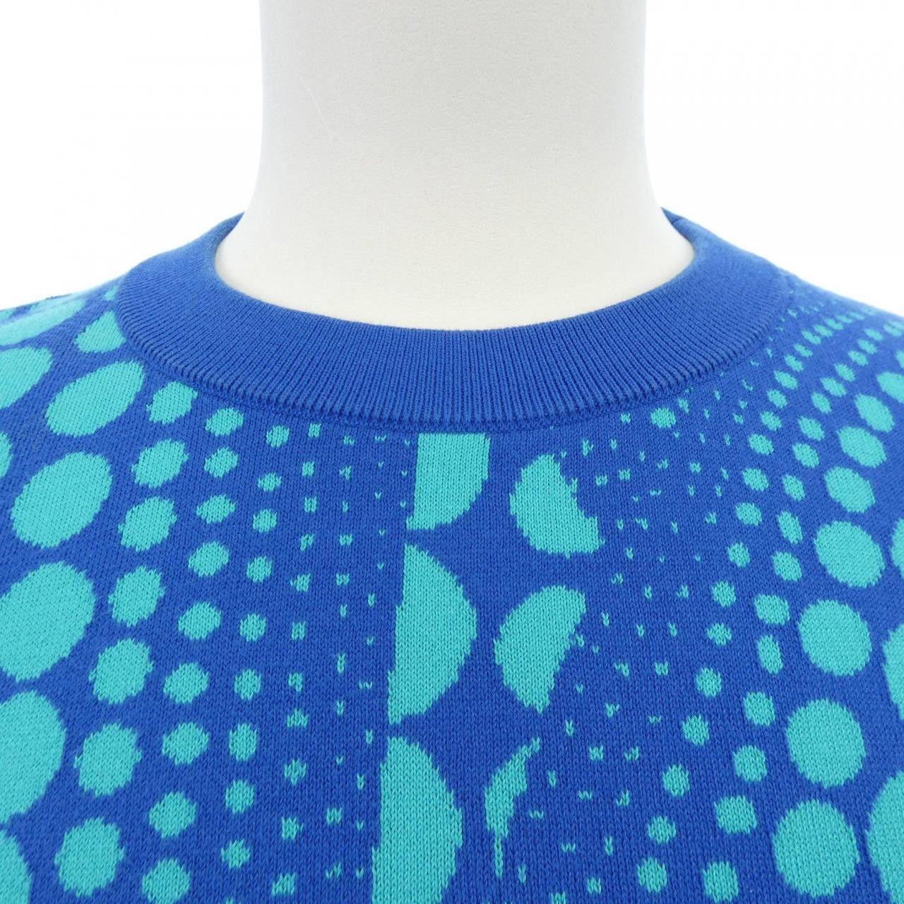 Louis Vuitton Louis Vuitton Louis Vuitton LV×YK Allover Pumpkin Knit Textile Tops HON38WJL4 DUTY FREE for USA Size ONE SIZE - 5 Thumbnail