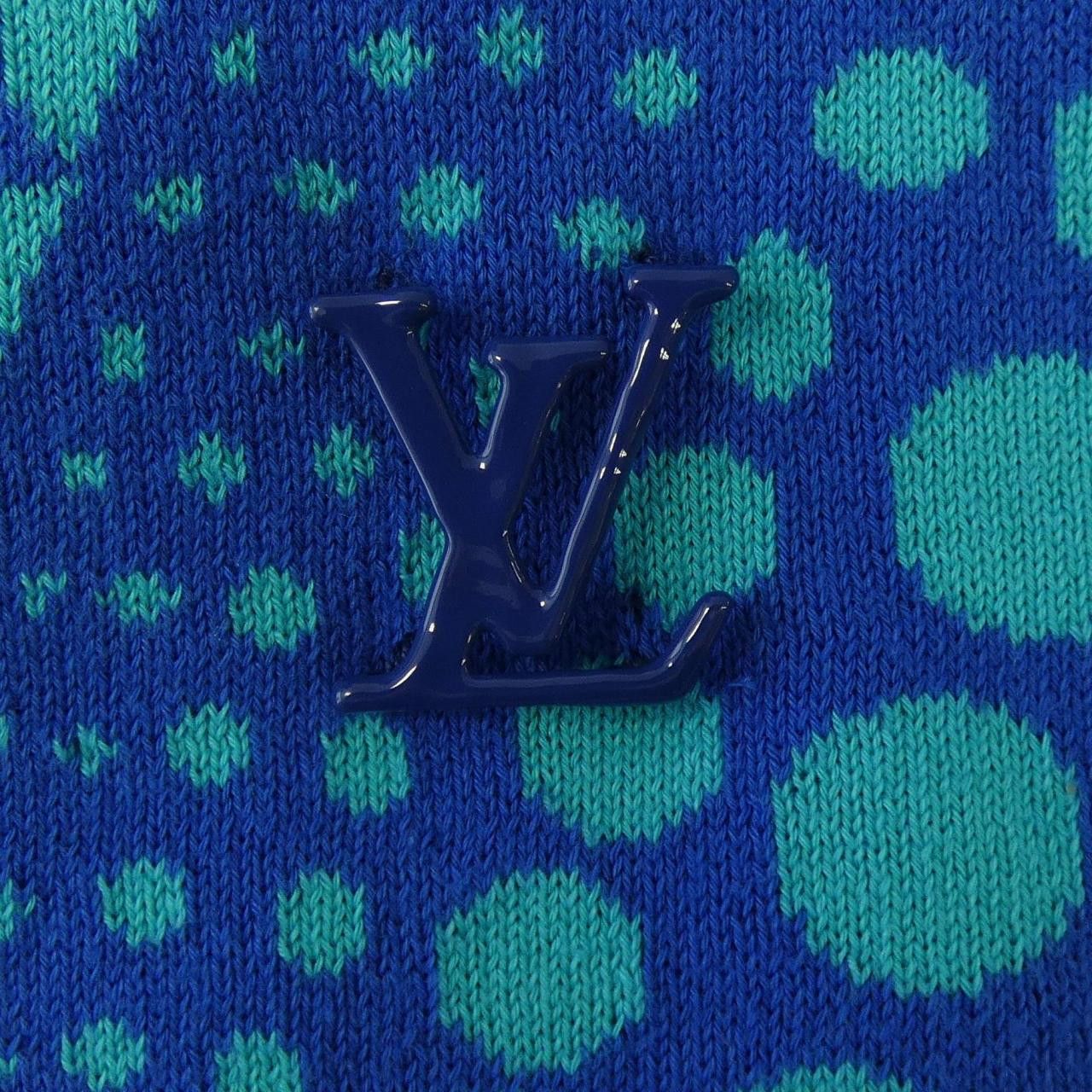 Louis Vuitton Louis Vuitton Louis Vuitton LV×YK Allover Pumpkin Knit Textile Tops HON38WJL4 DUTY FREE for USA Size ONE SIZE - 8 Thumbnail