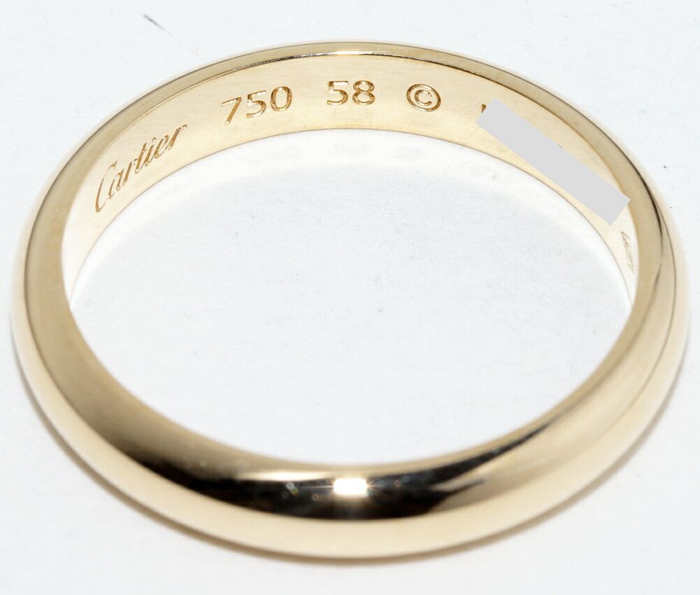 Cartier Cartier Cartier 1895 Wedding Ring Au750 Ring Size 17 Precious Metal Ring B40312 DUTY FREE for USA Size ONE SIZE - 4 Thumbnail
