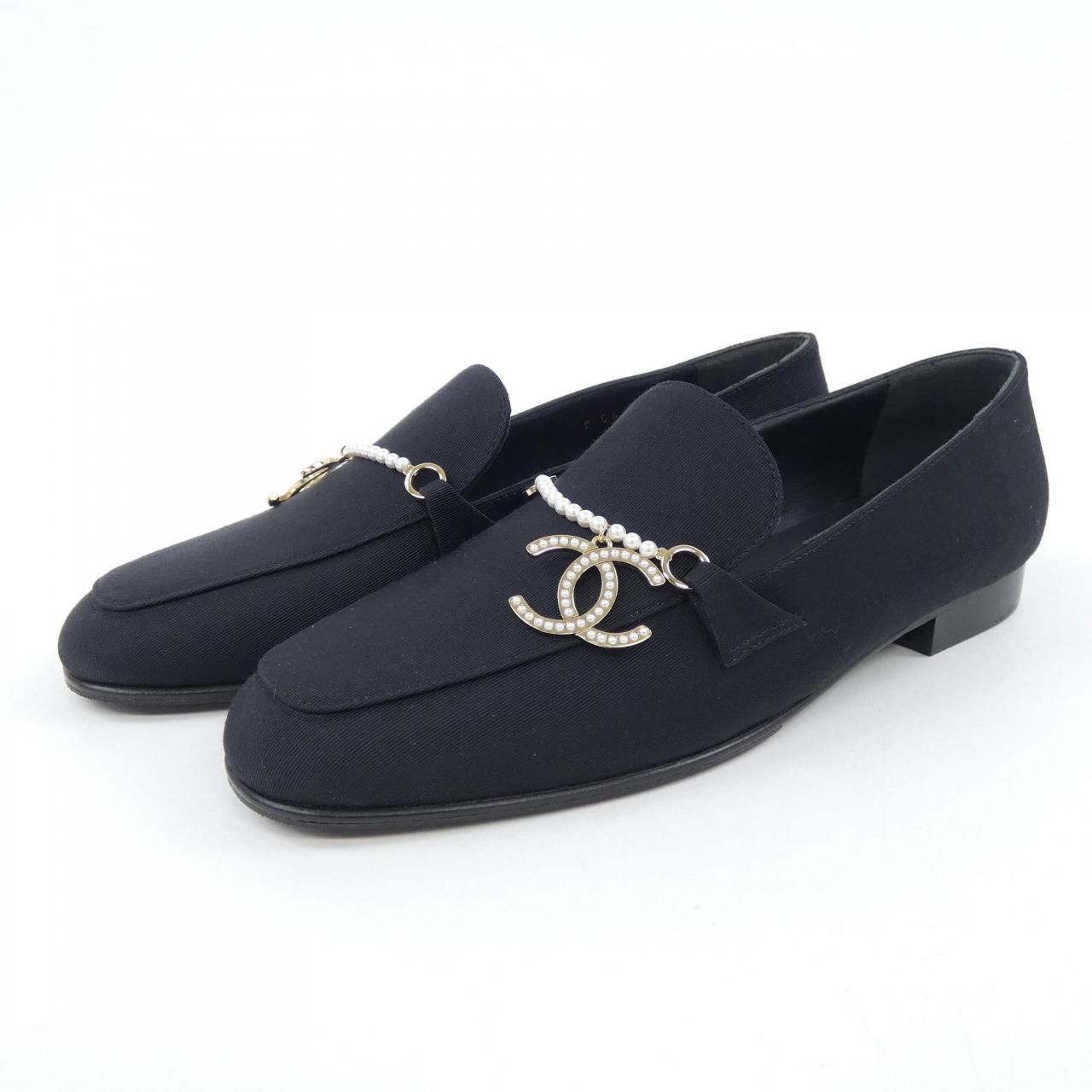 Chanel Chanel Chanel Moccasin Loafers Leather Shoes G45568 DUTY FREE for USA Size ONE SIZE - 3 Thumbnail