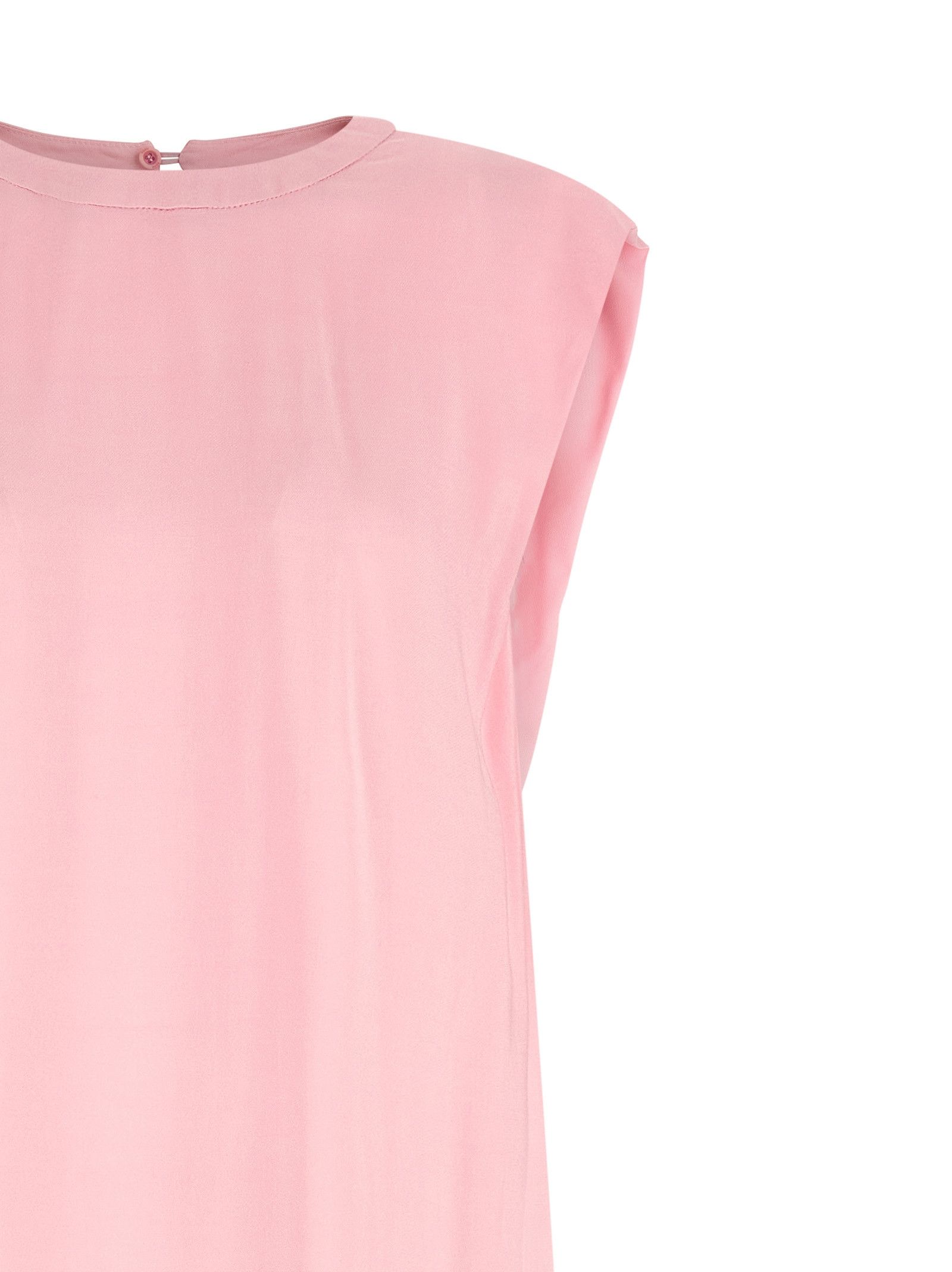 Nude Round-neck dress Size S / US 4 / IT 40 - 3 Thumbnail