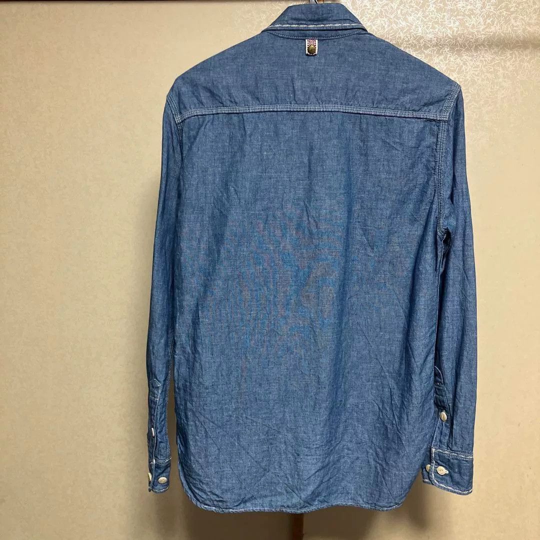 Visvim visvim DEADWOOD CHAMBRAY Denim Shirt Size US S / EU 44-46 / 1 - 3 Thumbnail