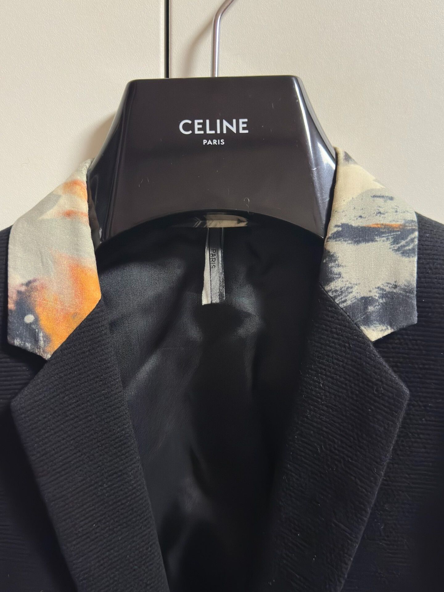 Dior Dior Black Tie-Dye Collar Suit Jacket Size US S / EU 44-46 / 1 - 2 Thumbnail