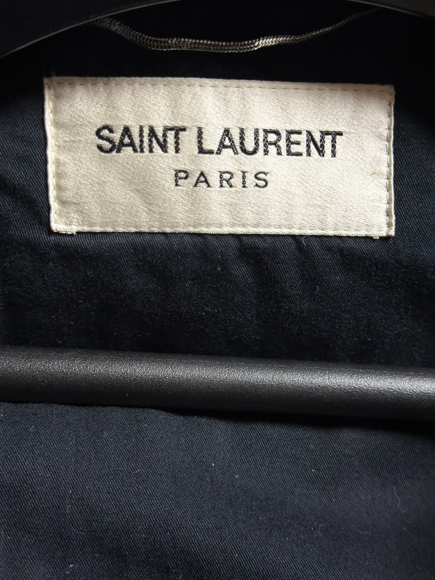 Saint Laurent Paris Saint Laurent Black Parka with Badge Patches Size US S / EU 44-46 / 1 - 6 Thumbnail