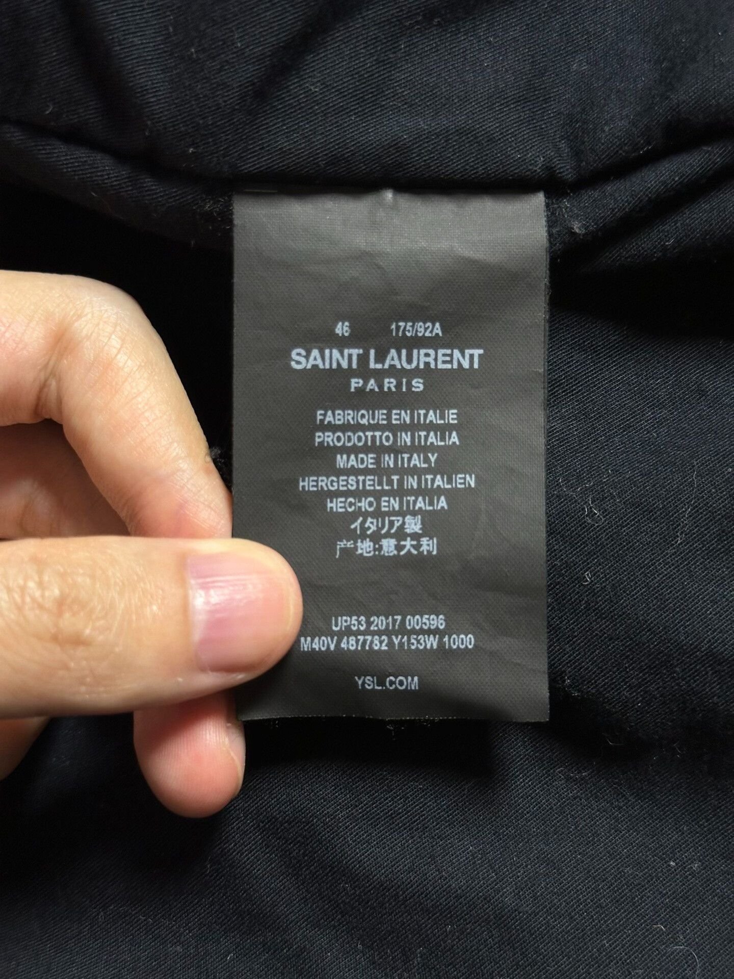Saint Laurent Paris Saint Laurent Black Parka with Badge Patches Size US S / EU 44-46 / 1 - 7 Thumbnail