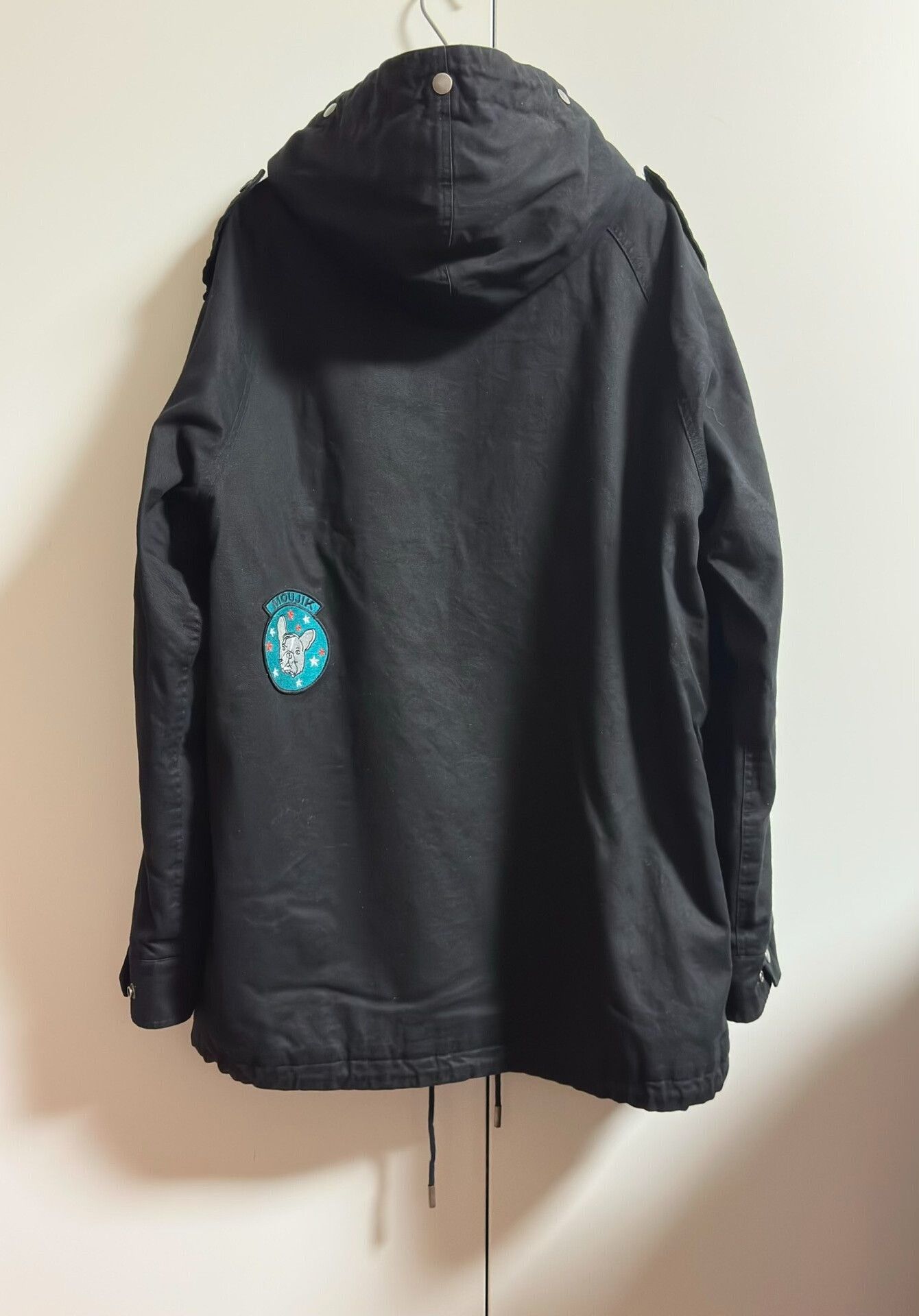 Saint Laurent Paris Saint Laurent Black Parka with Badge Patches Size US S / EU 44-46 / 1 - 4 Thumbnail