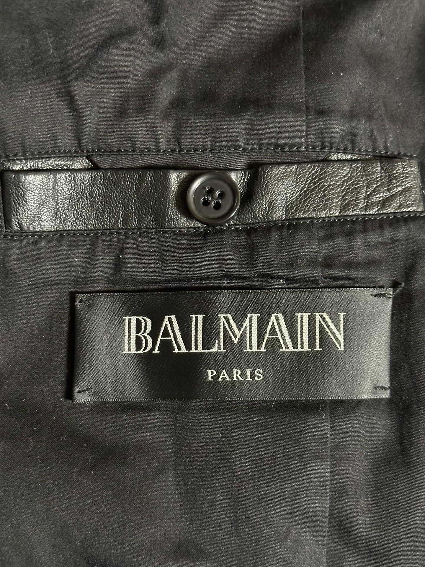 Balmain Balmain Quilted Leather Biker Jacket Size US S / EU 44-46 / 1 - 5 Thumbnail