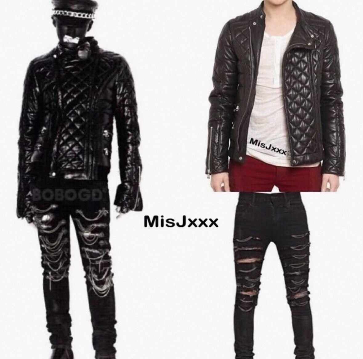 Balmain Balmain Quilted Leather Biker Jacket Size US S / EU 44-46 / 1 - 8 Thumbnail