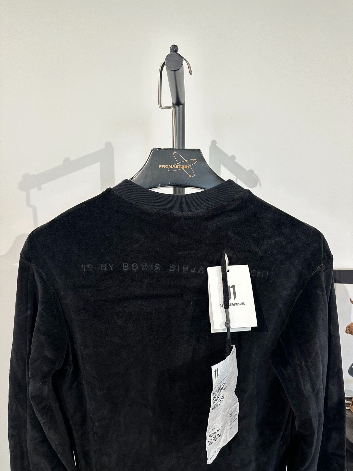 11 By Boris Bidjan Saberi Boris Bidjan Saberi 11by bbs C1B Velour Sweater Size US XXS / EU 40 - 4 Thumbnail