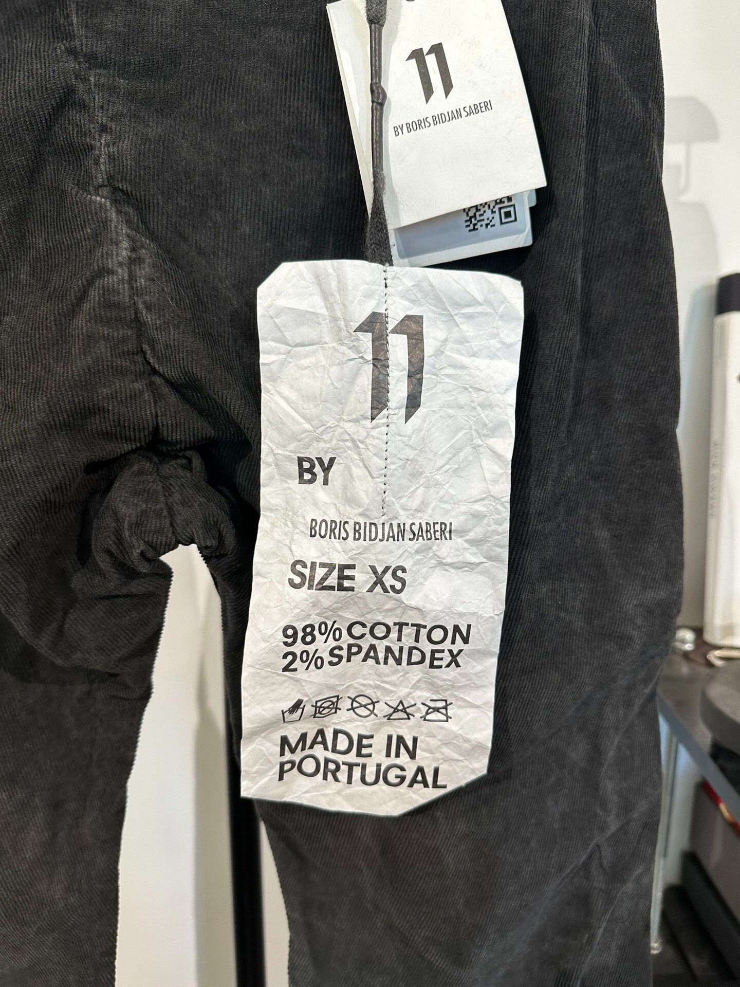 11 By Boris Bidjan Saberi Boris Bidjan Saberi 11by bbs P2 Corduroy Carrot Pants Size US 26 / EU 42 - 8 Thumbnail