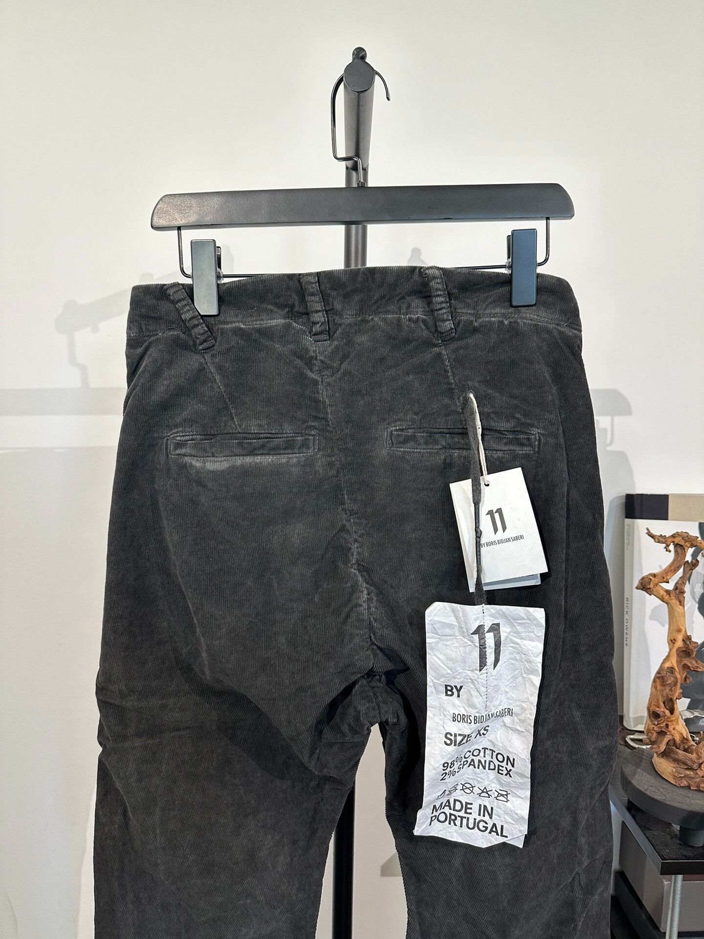 11 By Boris Bidjan Saberi Boris Bidjan Saberi 11by bbs P2 Corduroy Carrot Pants Size US 26 / EU 42 - 3 Thumbnail