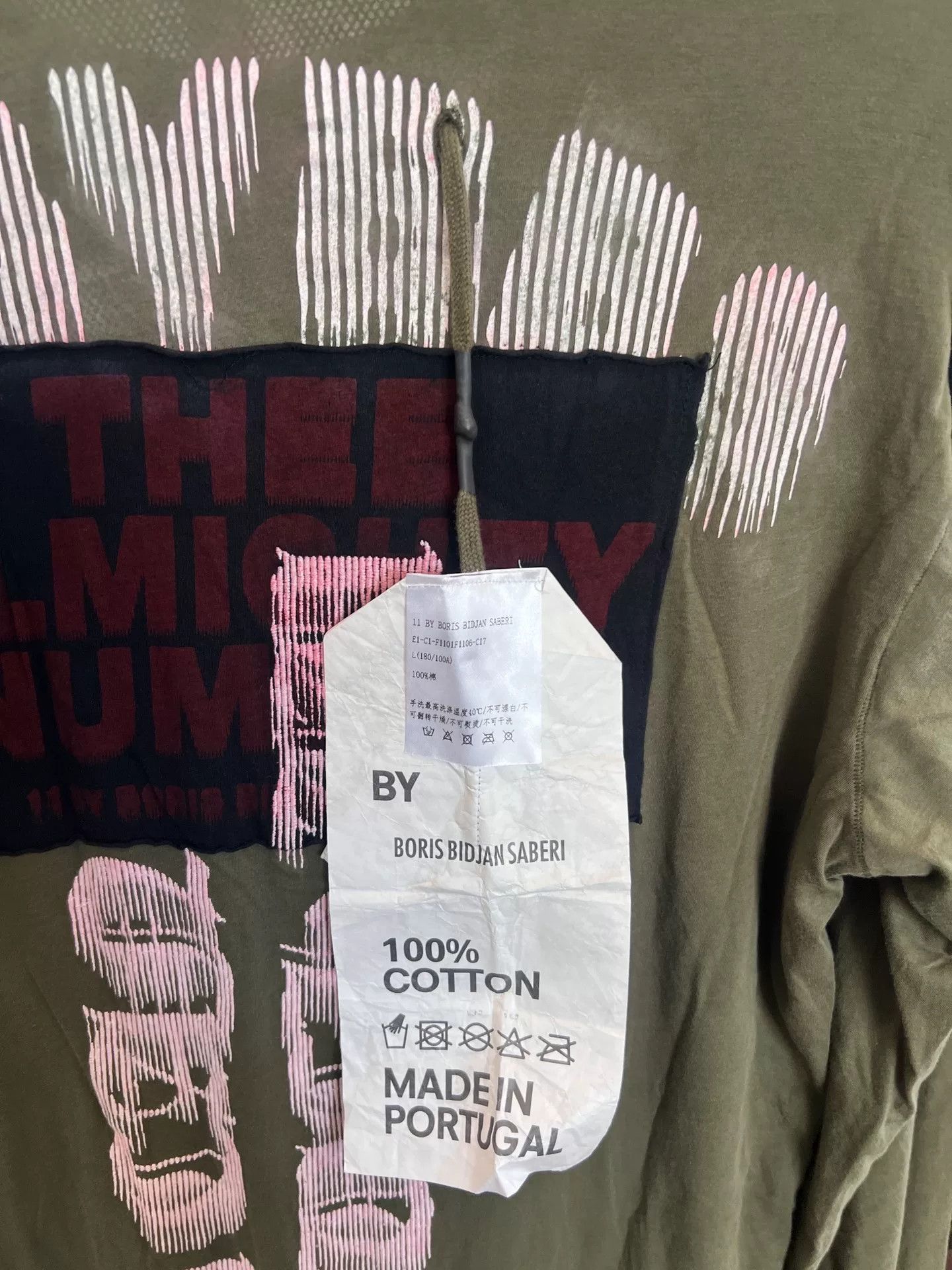11 By Boris Bidjan Saberi Boris Bidjan Saberi 11by BBS Cotton Sweatshirt Size US L / EU 52-54 / 3 - 4 Thumbnail