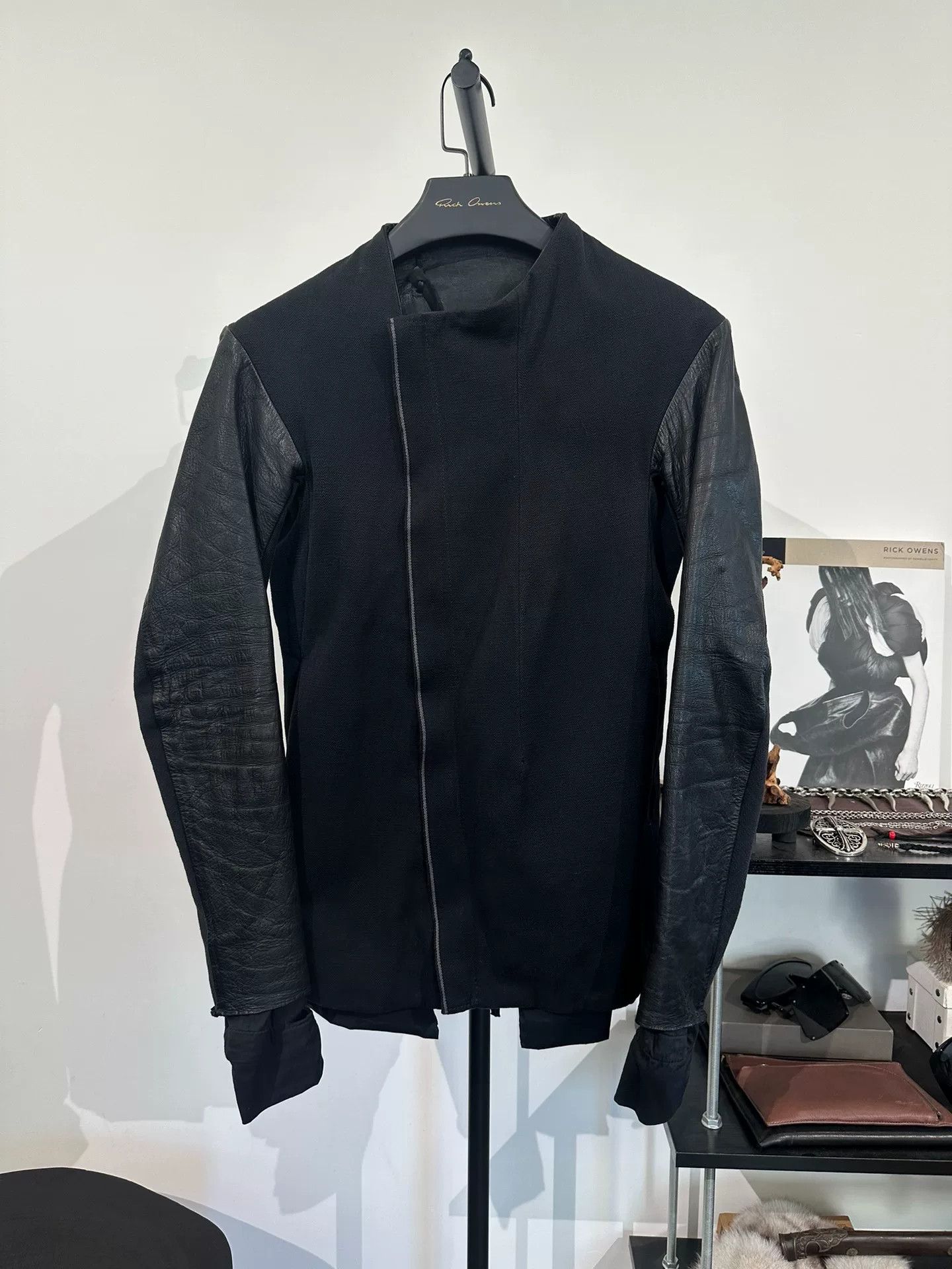 11 By Boris Bidjan Saberi Boris Bidjan Saberi 11by BBS Leather Denim Jacket S Size US S / EU 44-46 / 1 - 2 Thumbnail