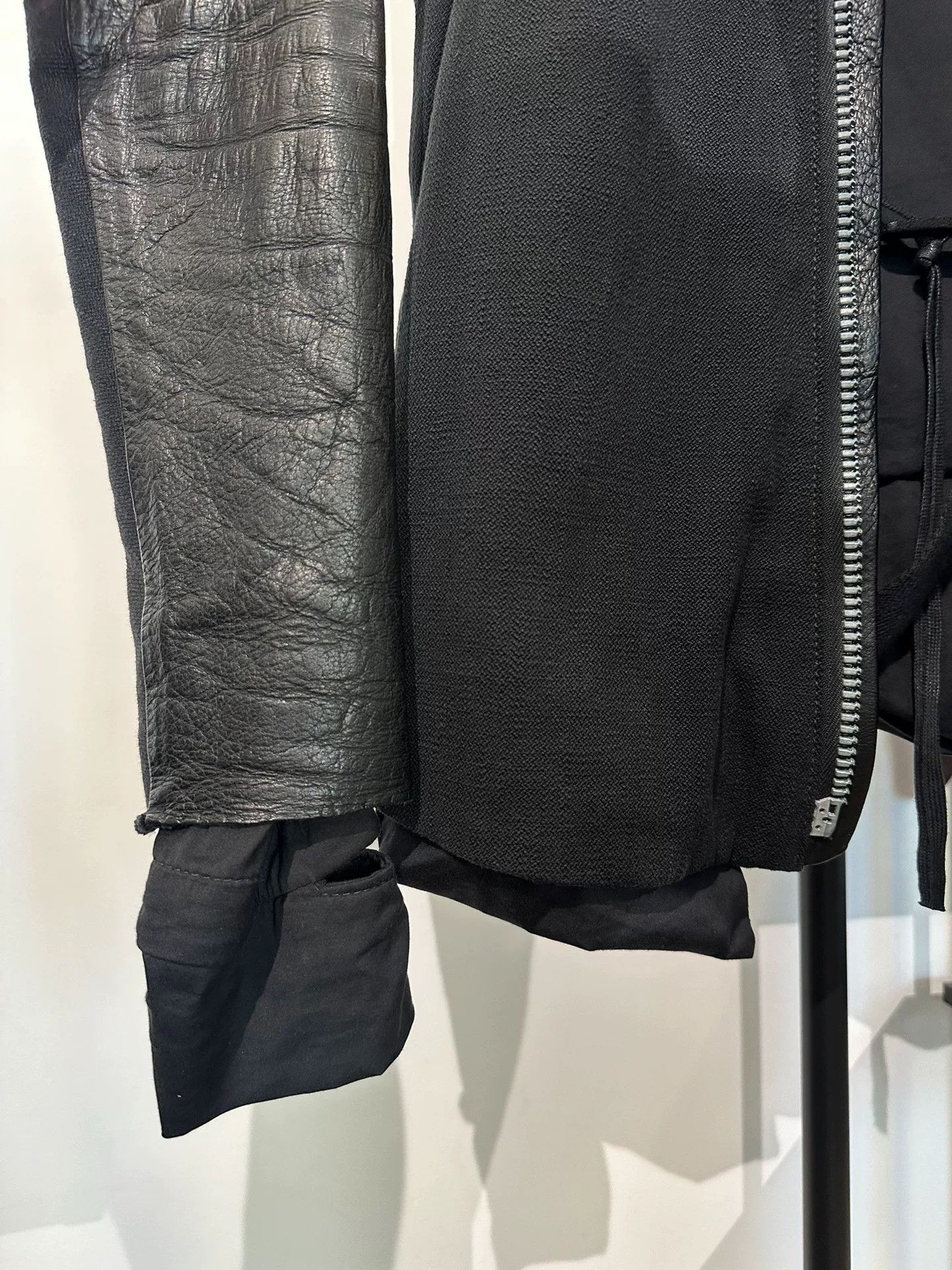 11 By Boris Bidjan Saberi Boris Bidjan Saberi 11by BBS Leather Denim Jacket S Size US S / EU 44-46 / 1 - 4 Thumbnail