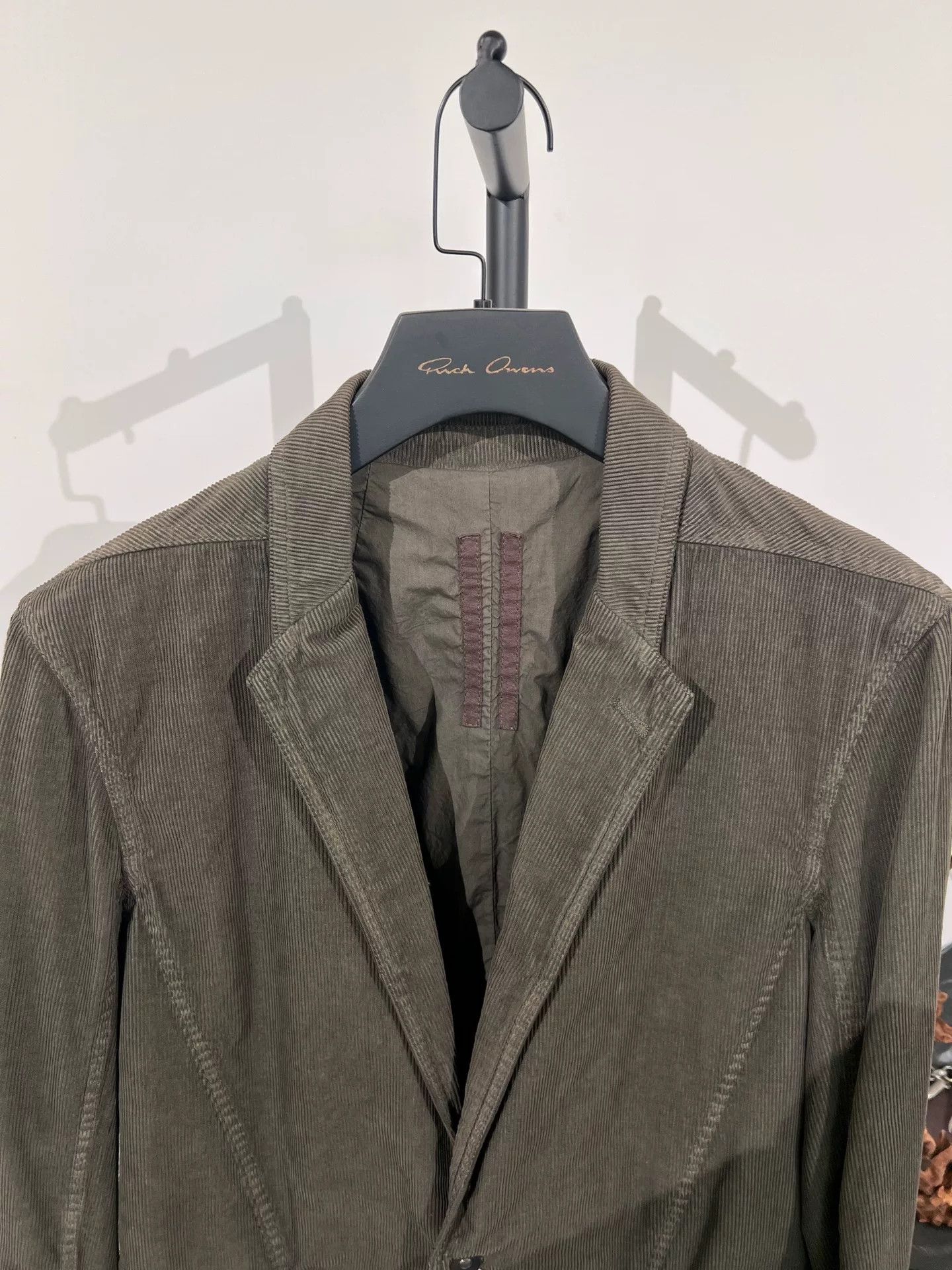 Rick Owens Drkshdw Rick Owens DRKSHDW Brown Corduroy Blazer XS Size US XS / EU 42 / 0 - 3 Thumbnail