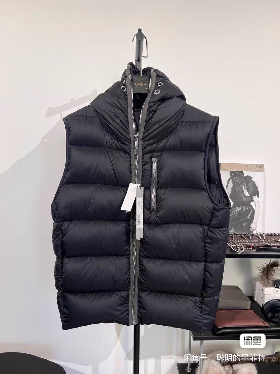 Rick Owens Rick Owens Shark Head Down Vest Size US M / EU 48-50 / 2 - 2 Thumbnail