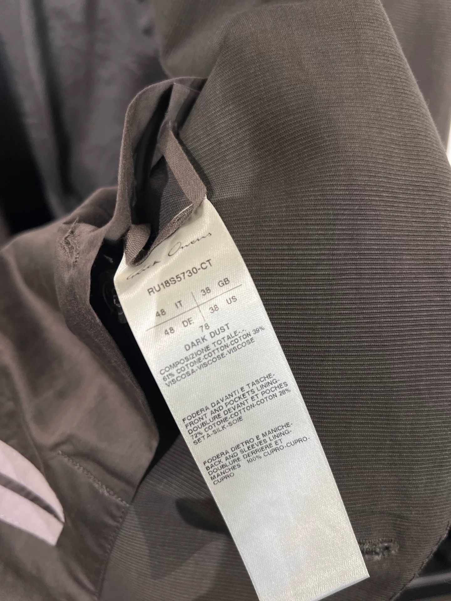 Rick Owens Rick Owens Brown Blazer Size 48 Size US M / EU 48-50 / 2 - 6 Thumbnail