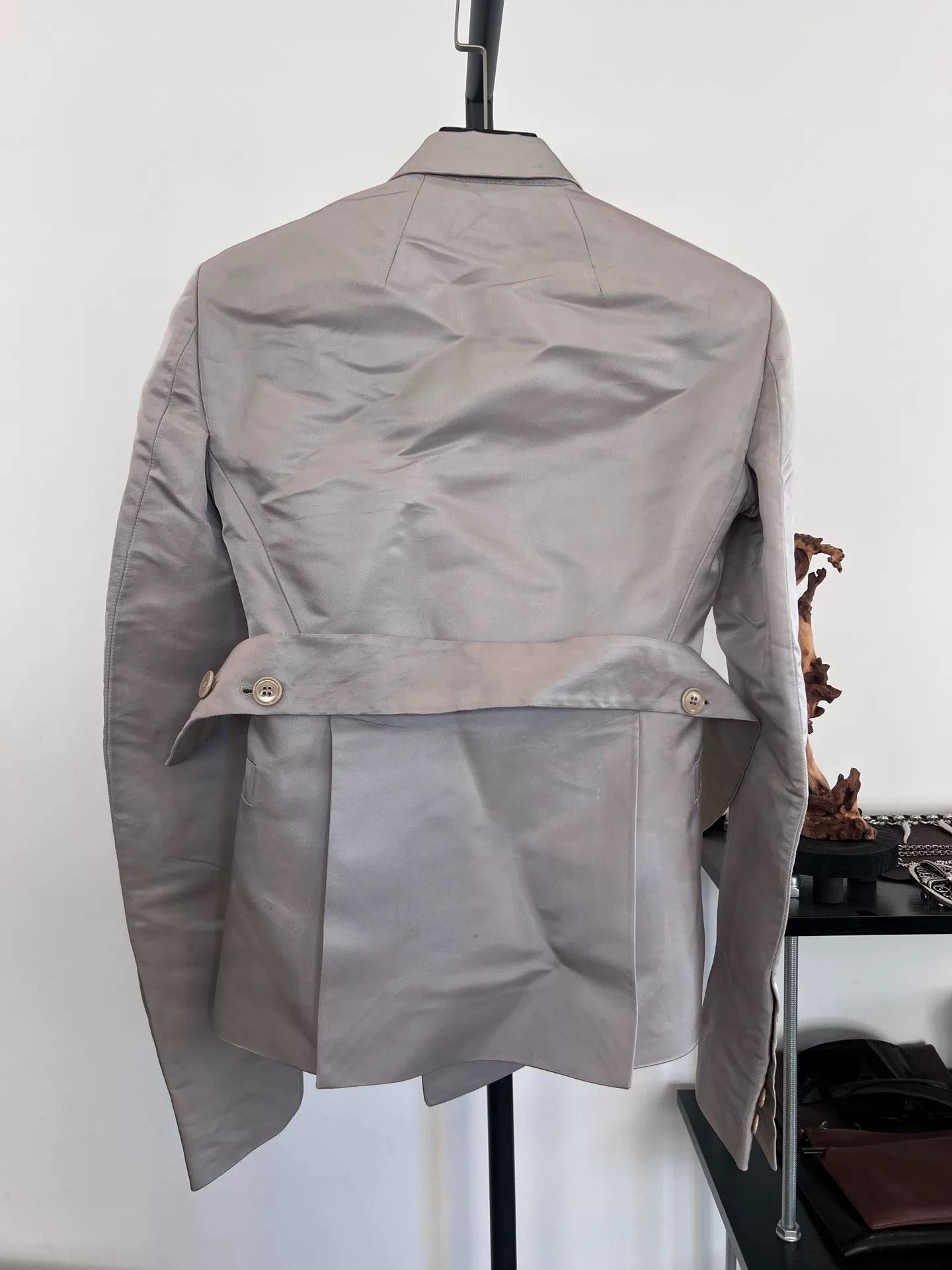 Rick Owens Rick Owens Satin Ribbon Blazer Size 48 Size US M / EU 48-50 / 2 - 2 Thumbnail