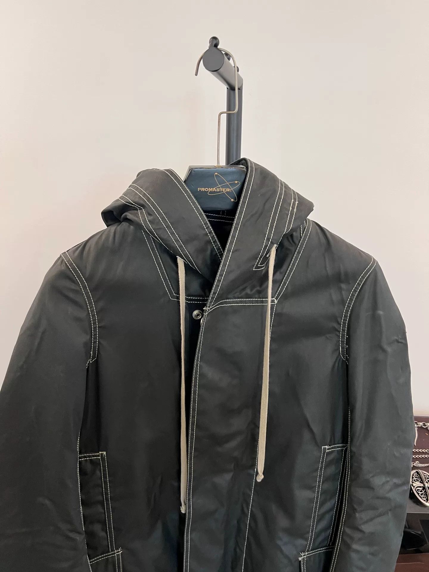 Rick Owens Drkshdw Rick Owens Dekshdw Waxed Long Fishtail Parka XS Size US XS / EU 42 / 0 - 3 Thumbnail