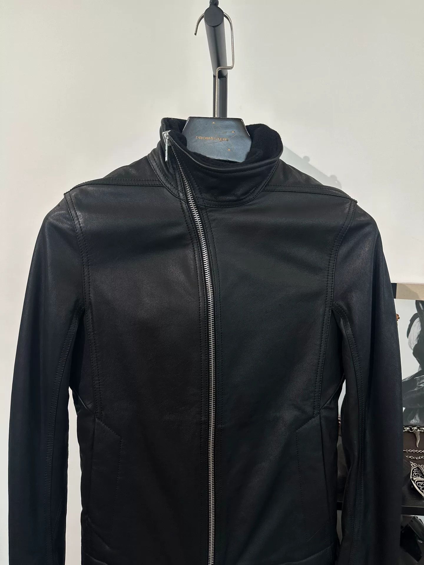 Rick Owens Rick Owens Leather Wool Mid-Length Coat Size US S / EU 44-46 / 1 - 5 Thumbnail