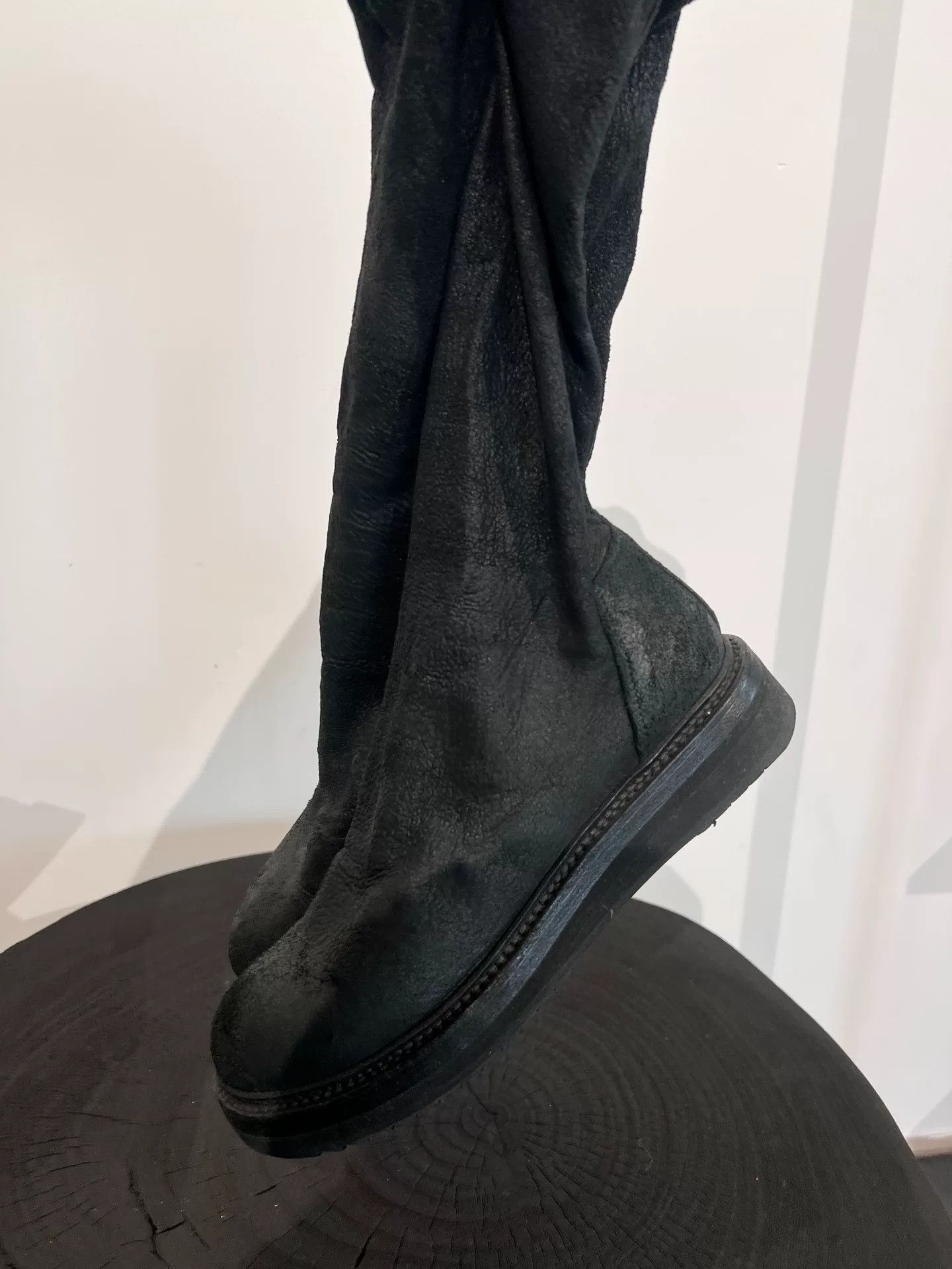 Rick Owens Rick Owens Lambskin Suede Mid-Calf Boots Size US 4 / IT 34 - 3 Thumbnail