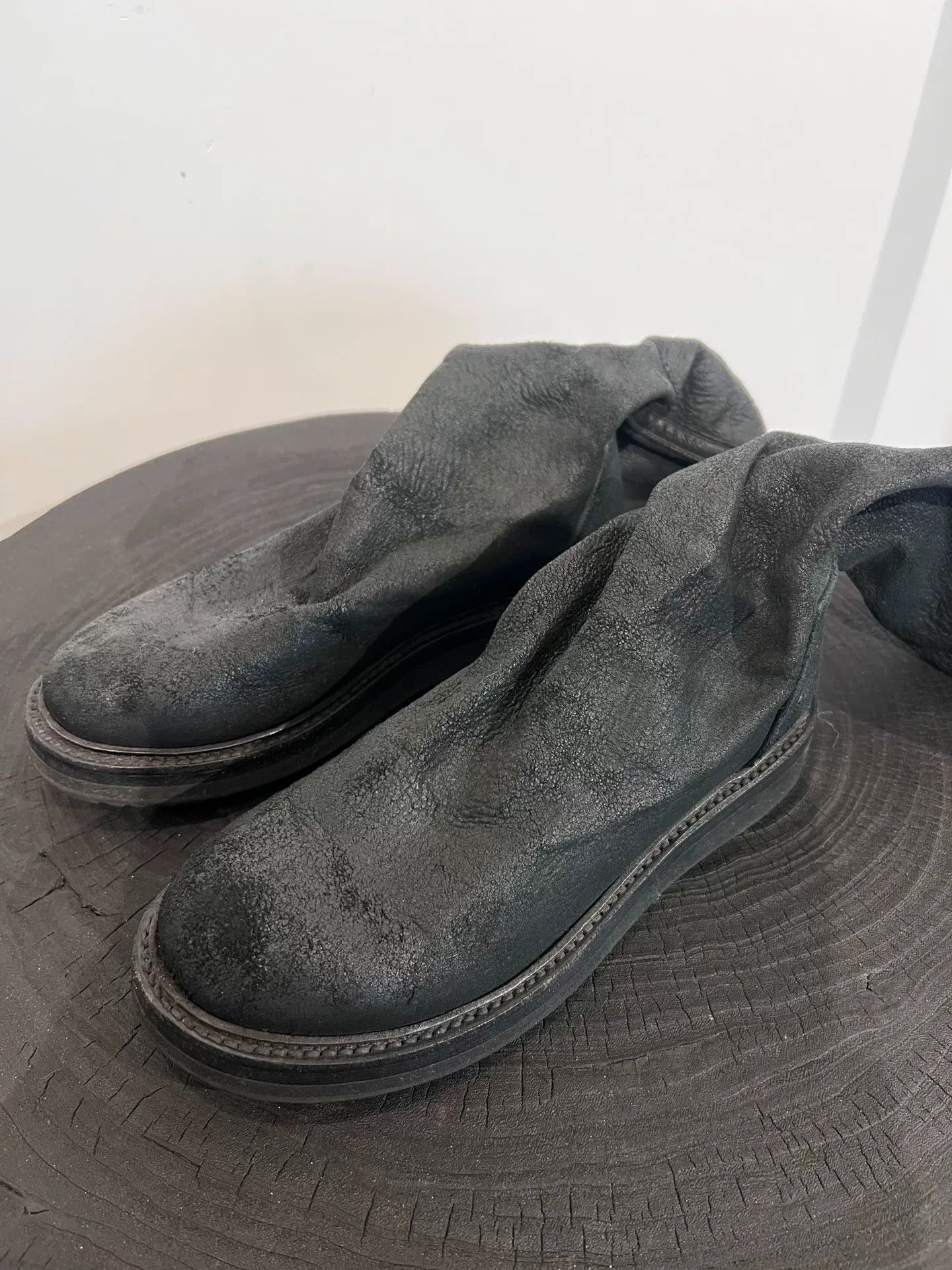 Rick Owens Rick Owens Lambskin Suede Mid-Calf Boots Size US 4 / IT 34 - 4 Thumbnail