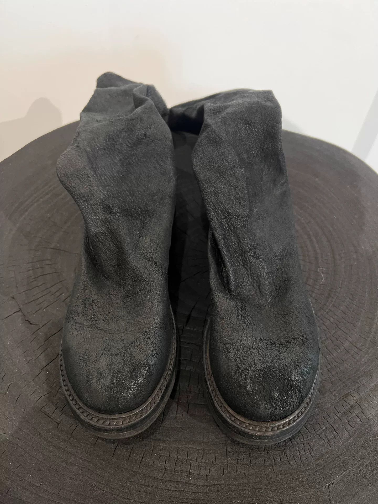Rick Owens Rick Owens Lambskin Suede Mid-Calf Boots Size US 4 / IT 34 - 2 Thumbnail