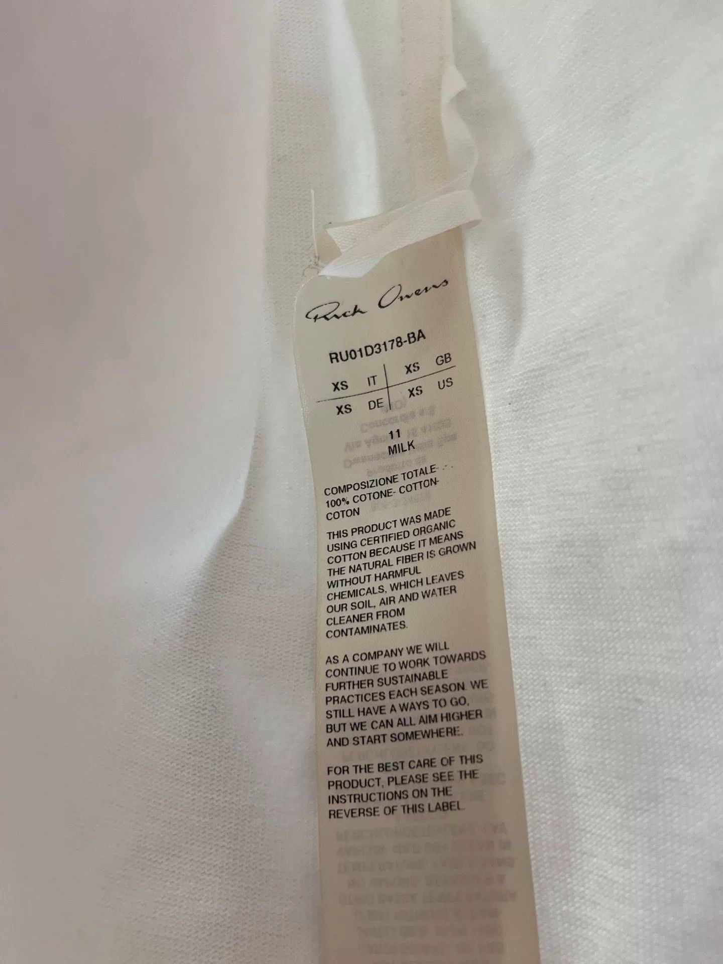 Rick Owens Rick Owens Main Line Cotton Sleeveless Vest XS Size US XS / EU 42 / 0 - 5 Thumbnail