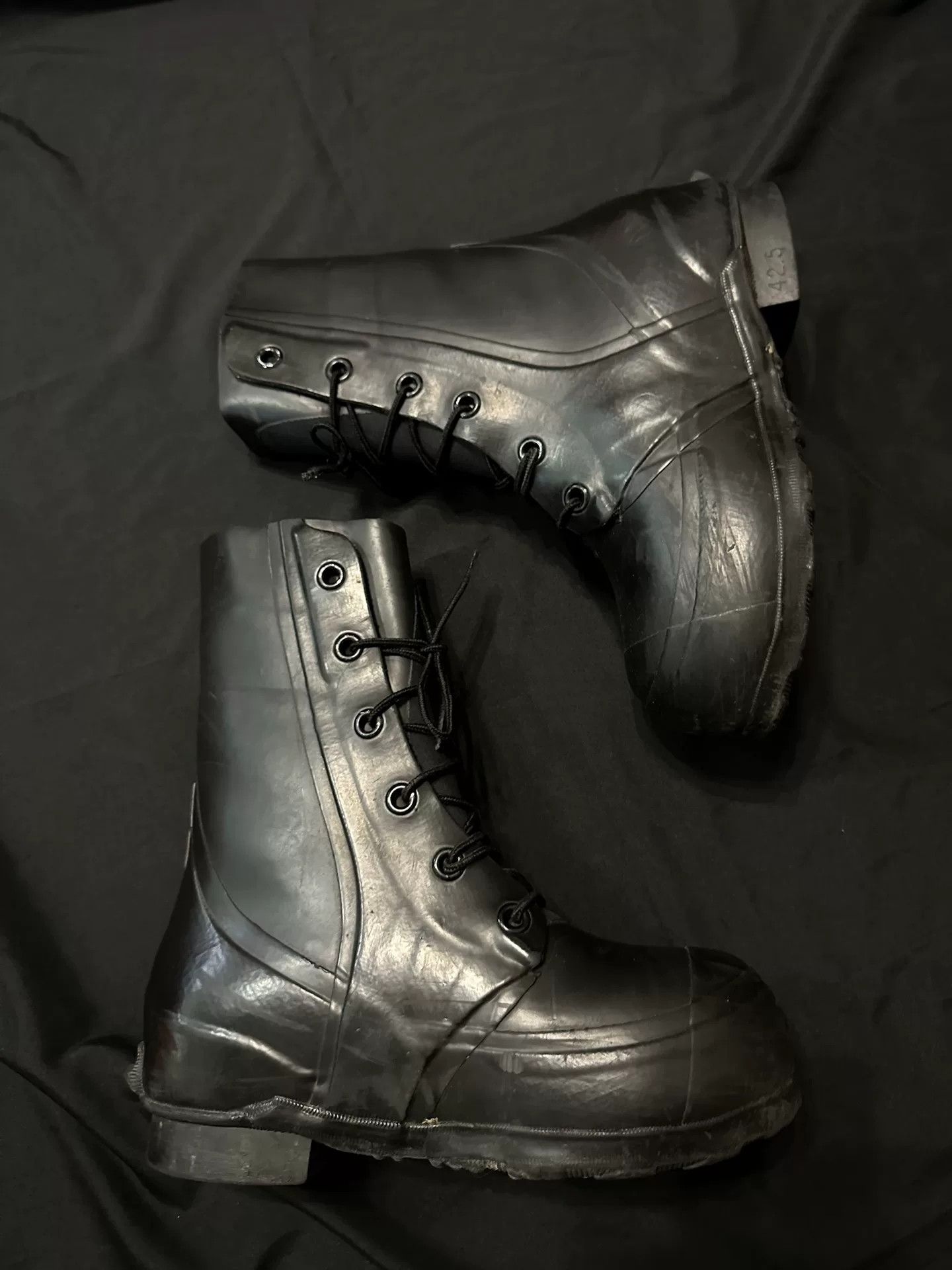 Raf Simons RAF SIMONS Runway Military Boots Vintage Size US 7 / EU 40 - 8 Thumbnail