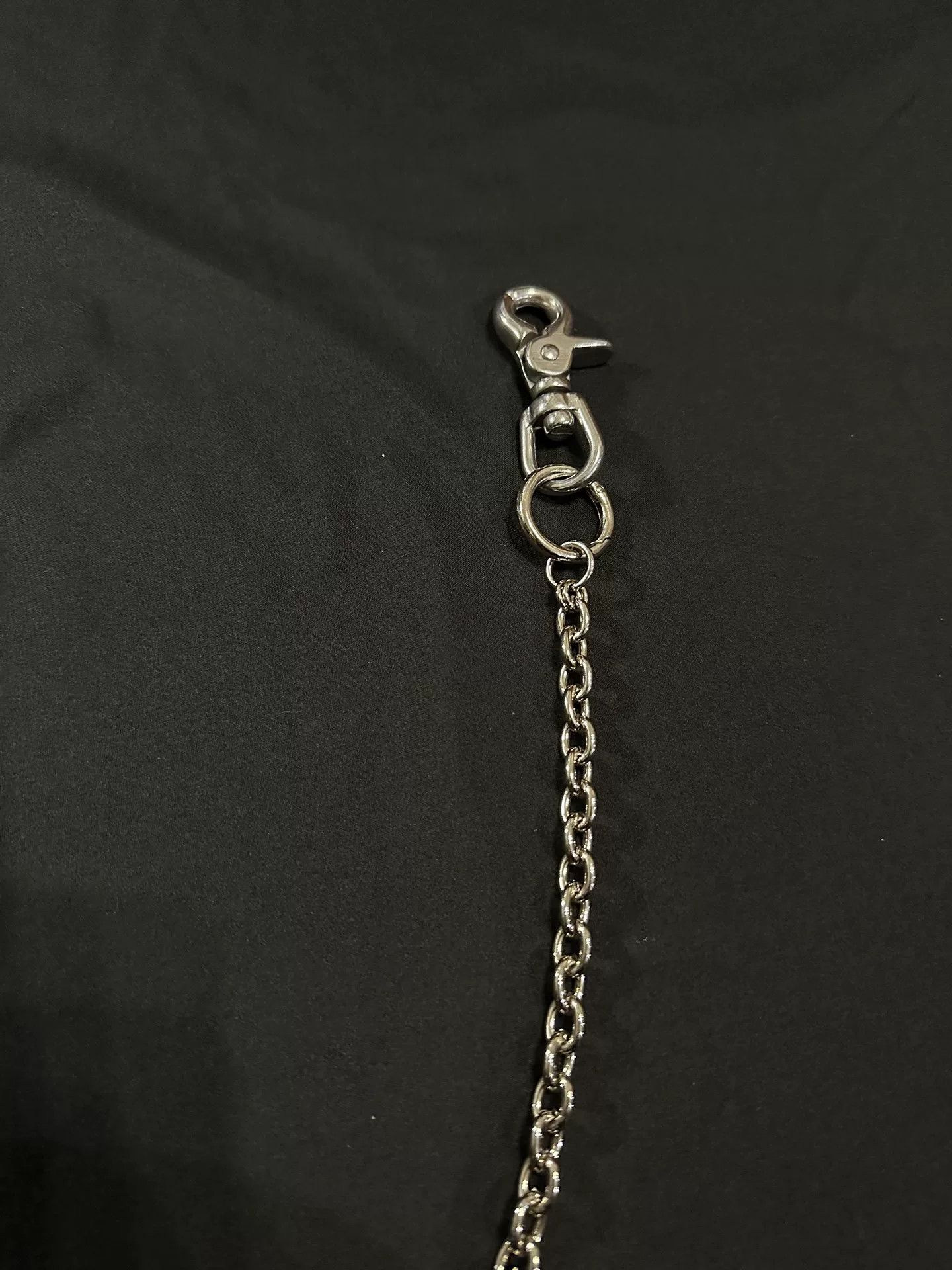 Vintage Vintage 90s Silver Cross Pants Chain Size ONE SIZE - 2 Thumbnail