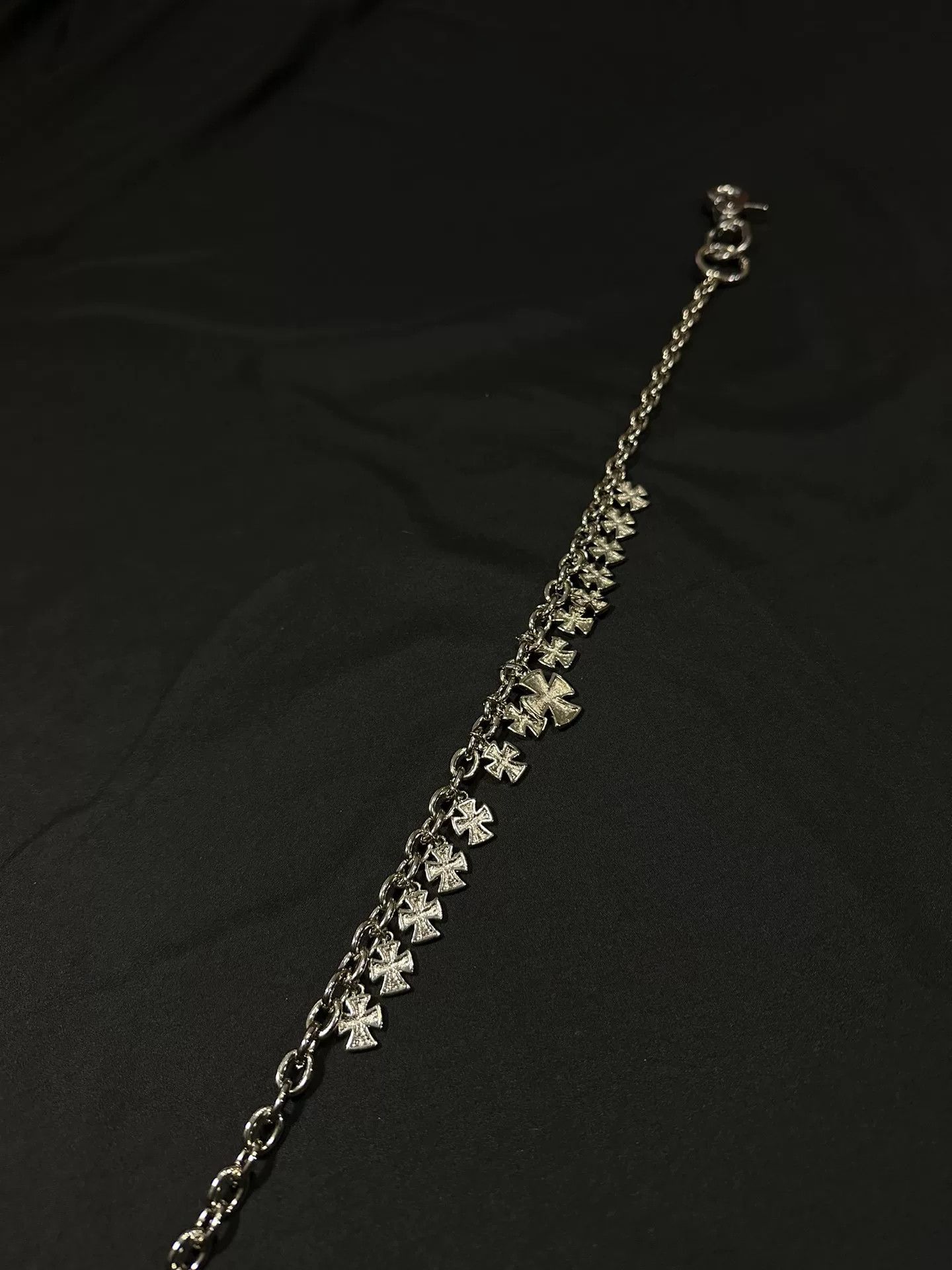 Vintage Vintage 90s Silver Cross Pants Chain Size ONE SIZE - 6 Thumbnail
