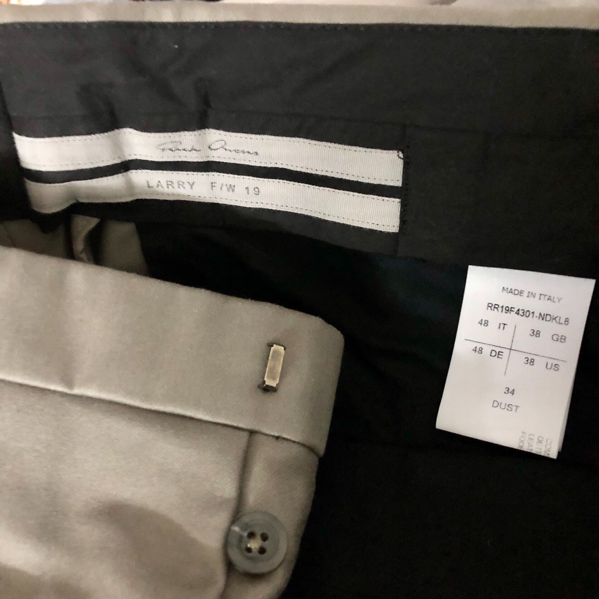 Rick Owens Rick Owens 19 Larry Elephant Floor Pants Size US 32 / EU 48 - 3 Thumbnail