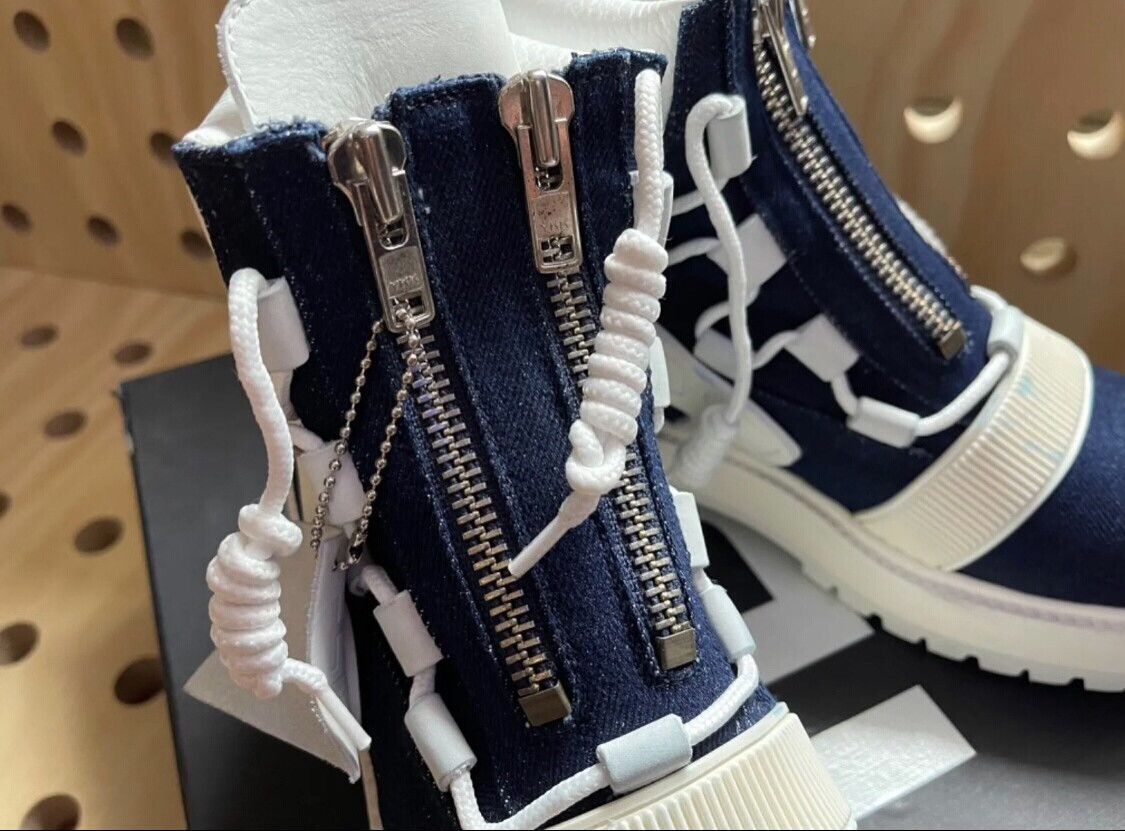 Hood By Air HBA Hood by Air Denim Hiking Boots Size US 5 / EU 37 - 3 Thumbnail