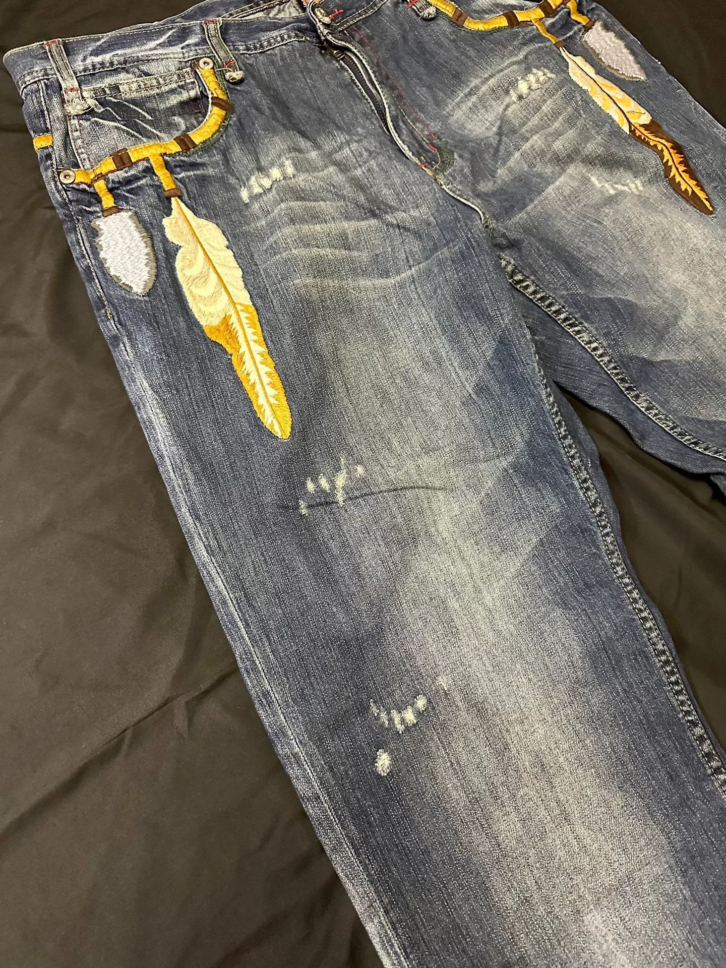 Vintage Vintage Akademiks Indian Baggy Jeans Size US 31 - 4 Thumbnail