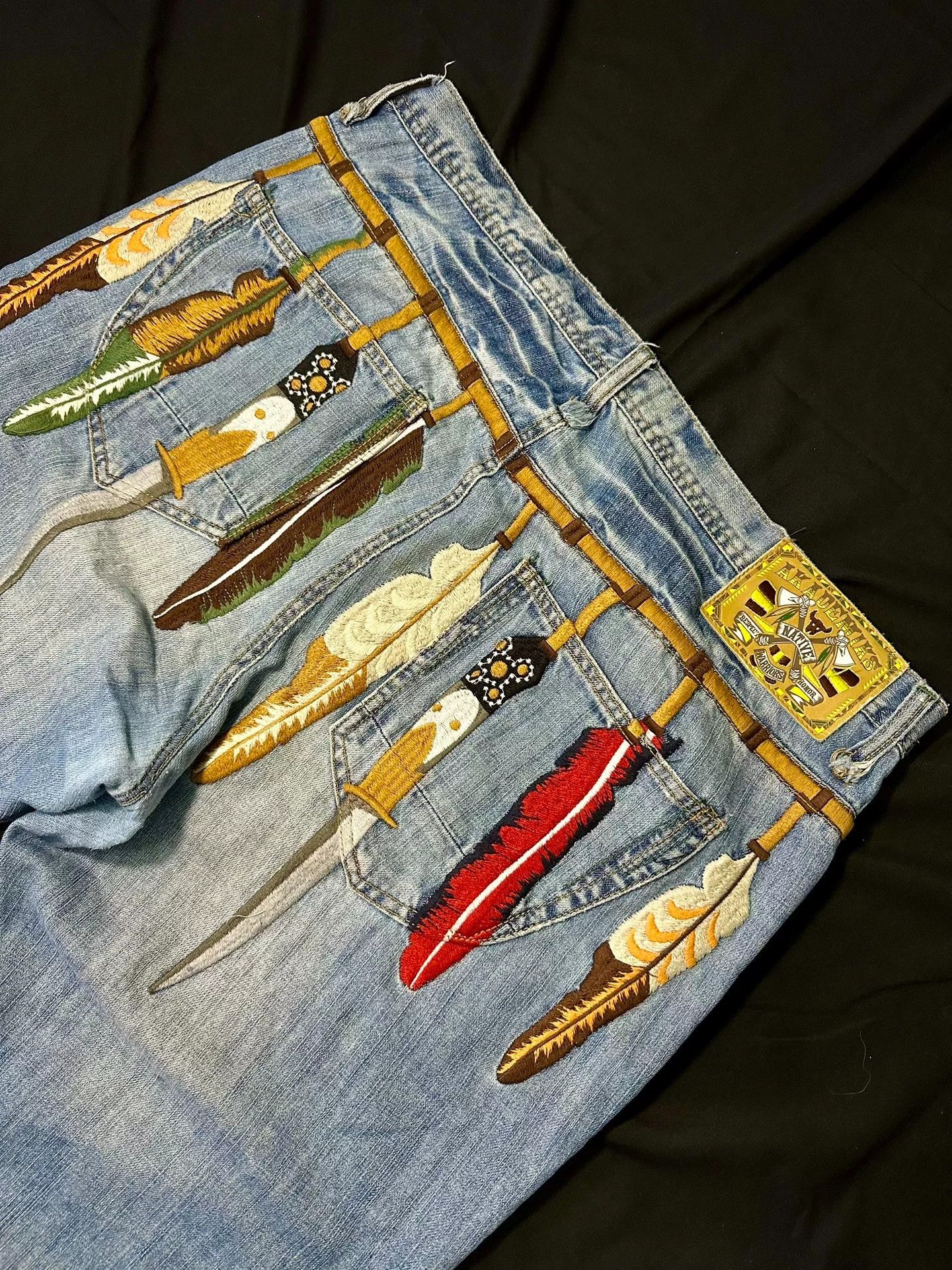 Vintage Vintage Akademiks Indian Baggy Jeans Size US 38 / EU 54 - 5 Thumbnail