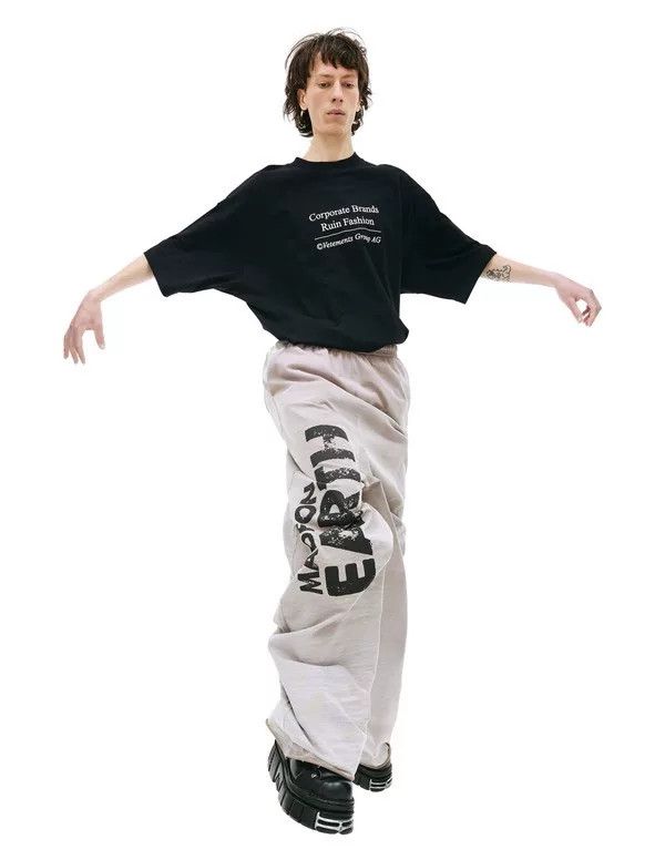 Vetements Vetements Distressed Wide-Leg Pants Size 32" / US 10 / IT 46 - 8 Thumbnail