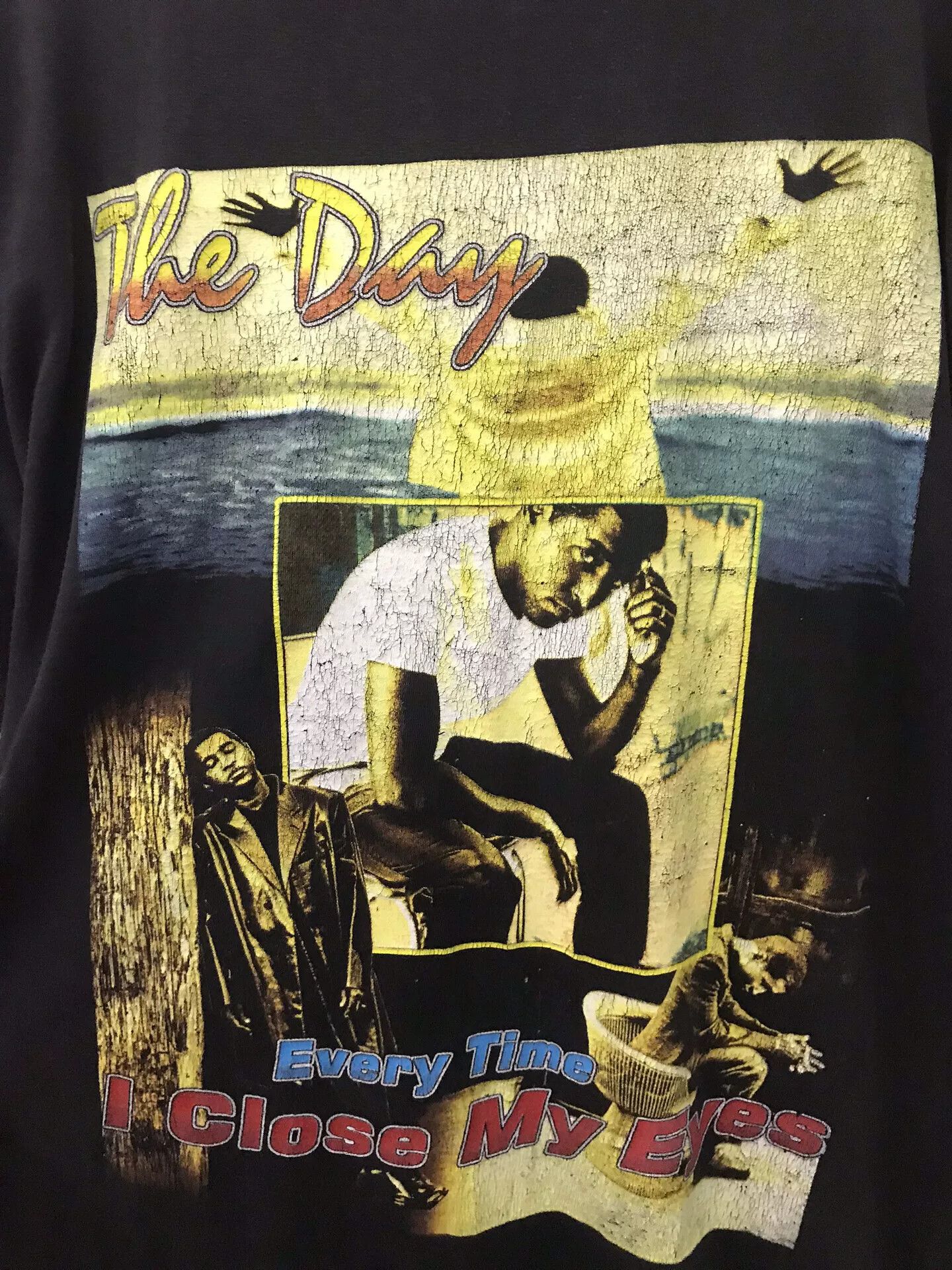 Neckface Vintage 2Pac 'Every Time I Close My Eyes' T-Shirt Size US XL / EU 56 / 4 - 4 Thumbnail