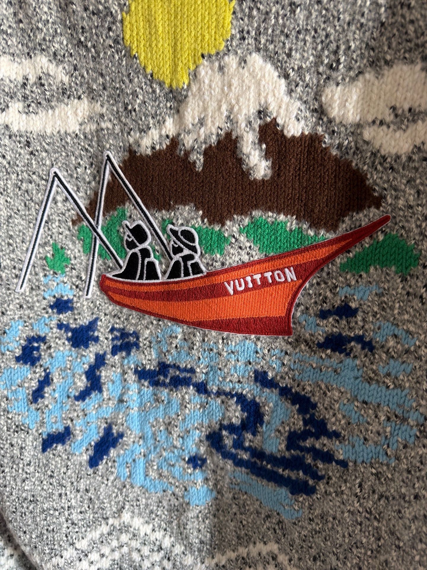 Louis Vuitton Louis Vuitton Nigo Collaboration Sweater Size US L / EU 52-54 / 3 - 4 Thumbnail