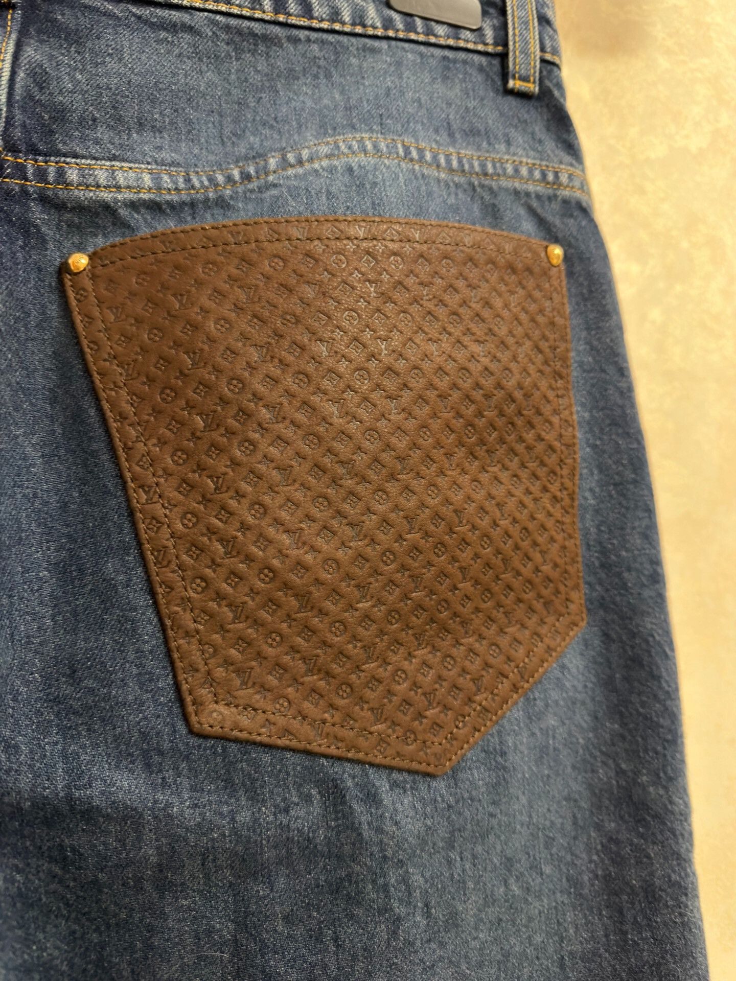 Louis Vuitton Louis Vuitton Monogram Pocket Jeans Size US 29 - 3 Thumbnail