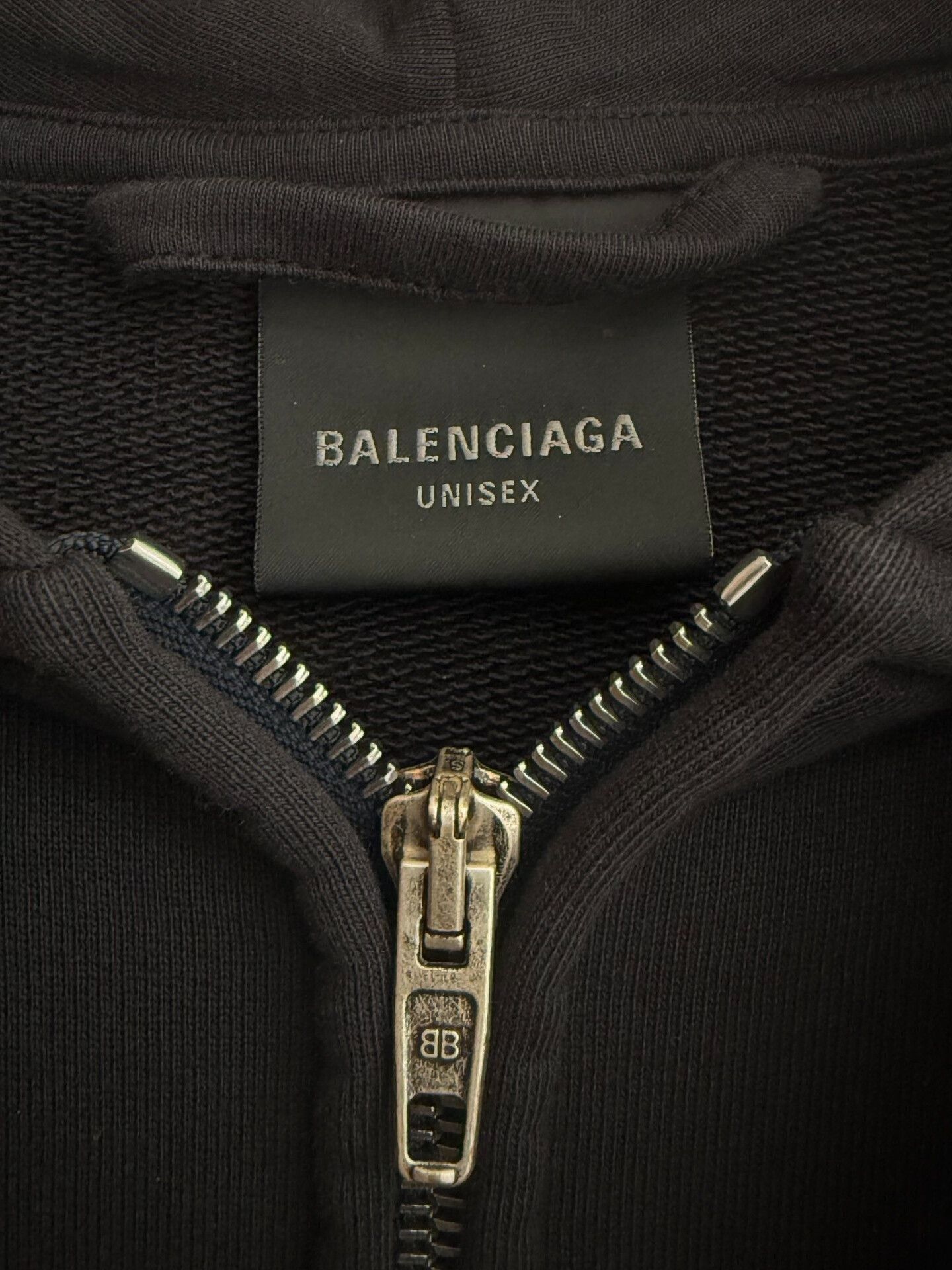 Balenciaga Balenciaga Four-Sleeve Double Ring Logo Black Hoodie Size L / US 10 / IT 46 - 3 Thumbnail