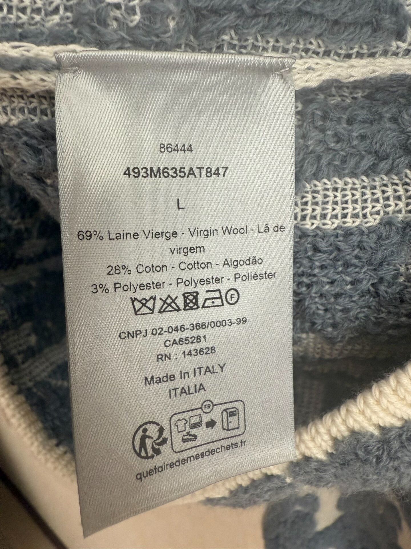 Dior Dior 24FW Monogram Zip Sweater Size US L / EU 52-54 / 3 - 3 Thumbnail