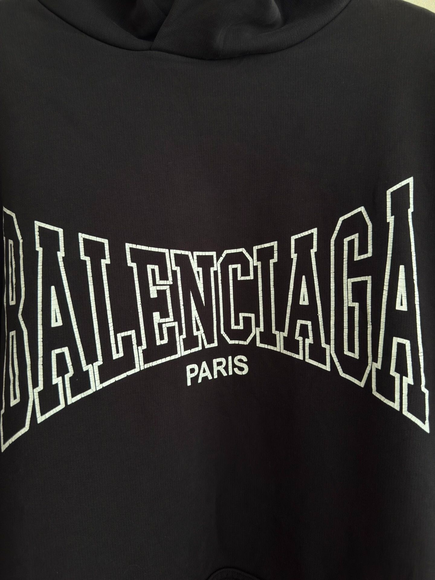 Balenciaga Balenciaga Logo Oversized Black Hoodie Size US L / EU 52-54 / 3 - 2 Thumbnail