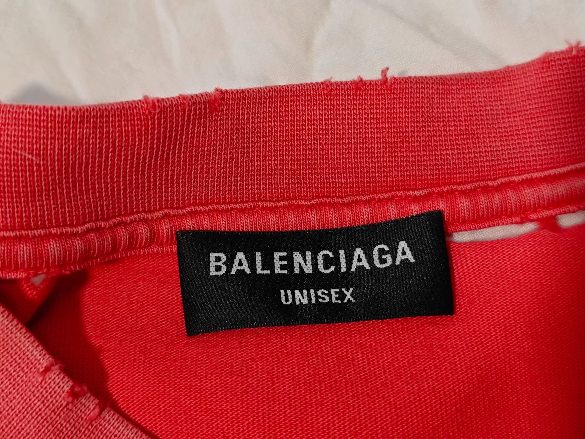 Balenciaga Balenciaga Show Hole Double B Logo Tee Size US XS / EU 42 / 0 - 4 Thumbnail