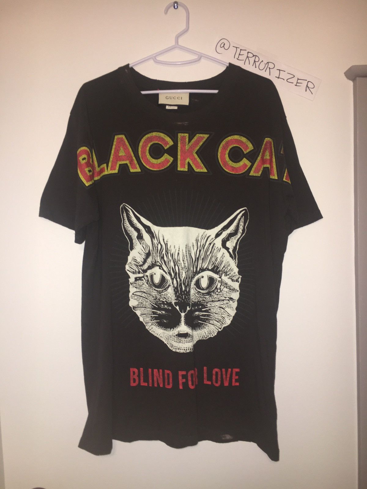 Gucci black cat blind for love online