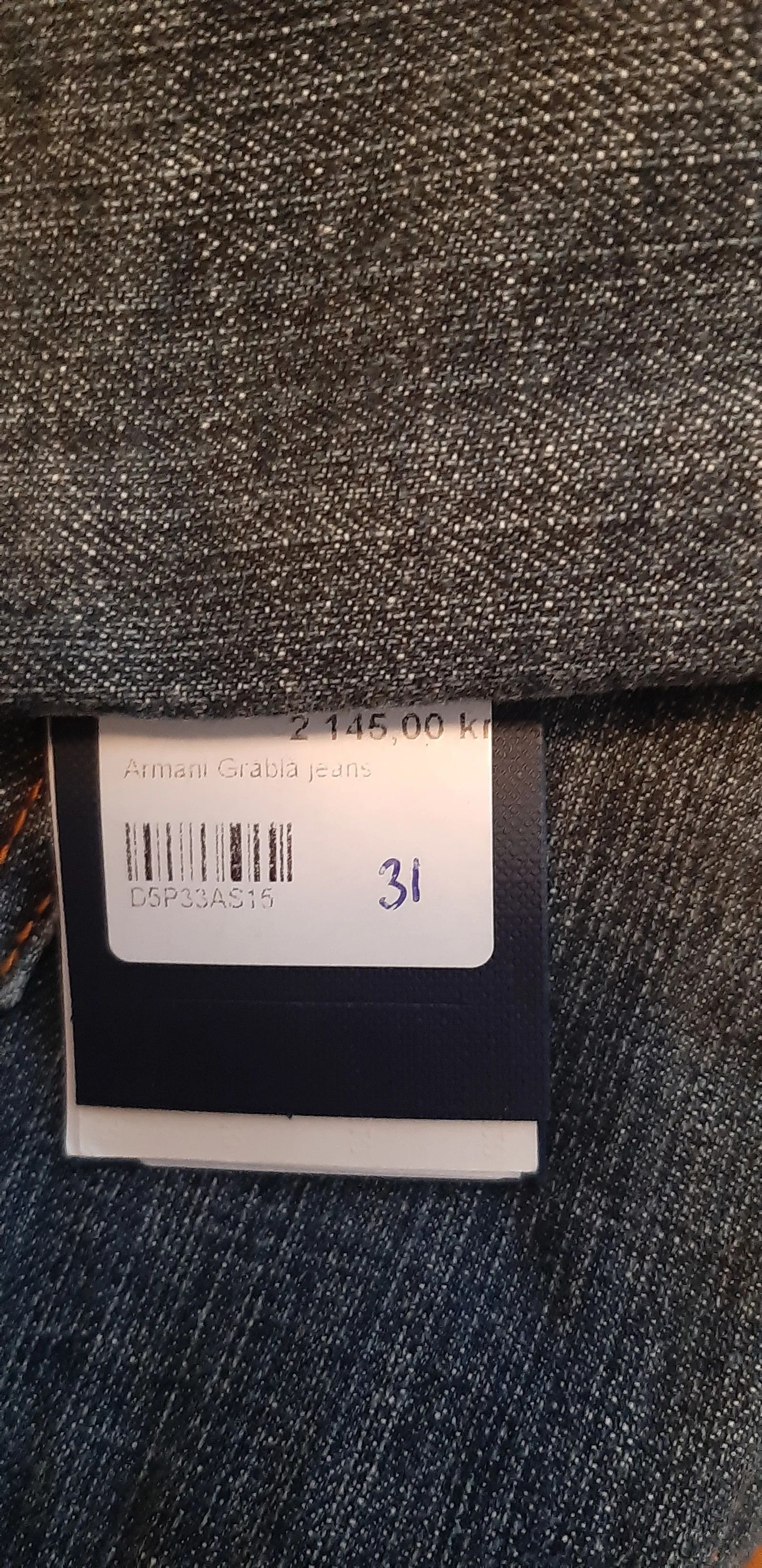 Armani Armani Jeans Size 31" - 3 Thumbnail