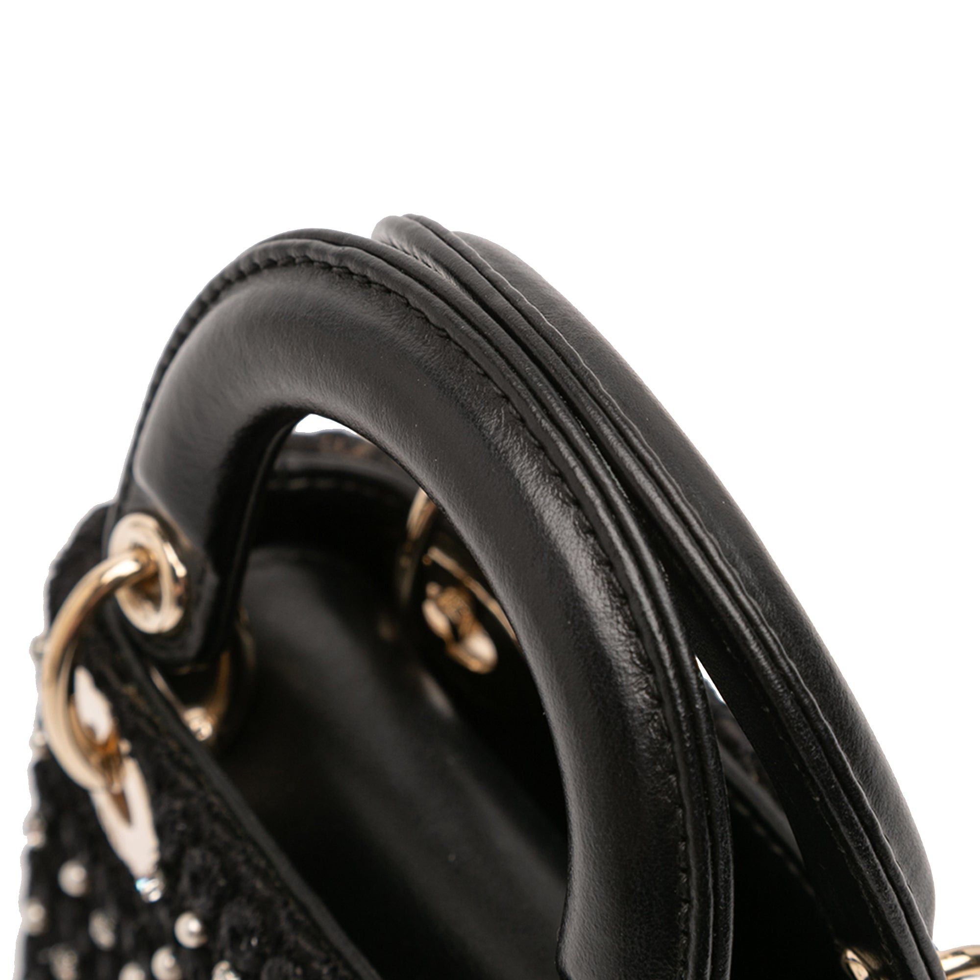 Dior Micro Satin Crystal Embellished Lady Dior Size ONE SIZE - 7 Thumbnail