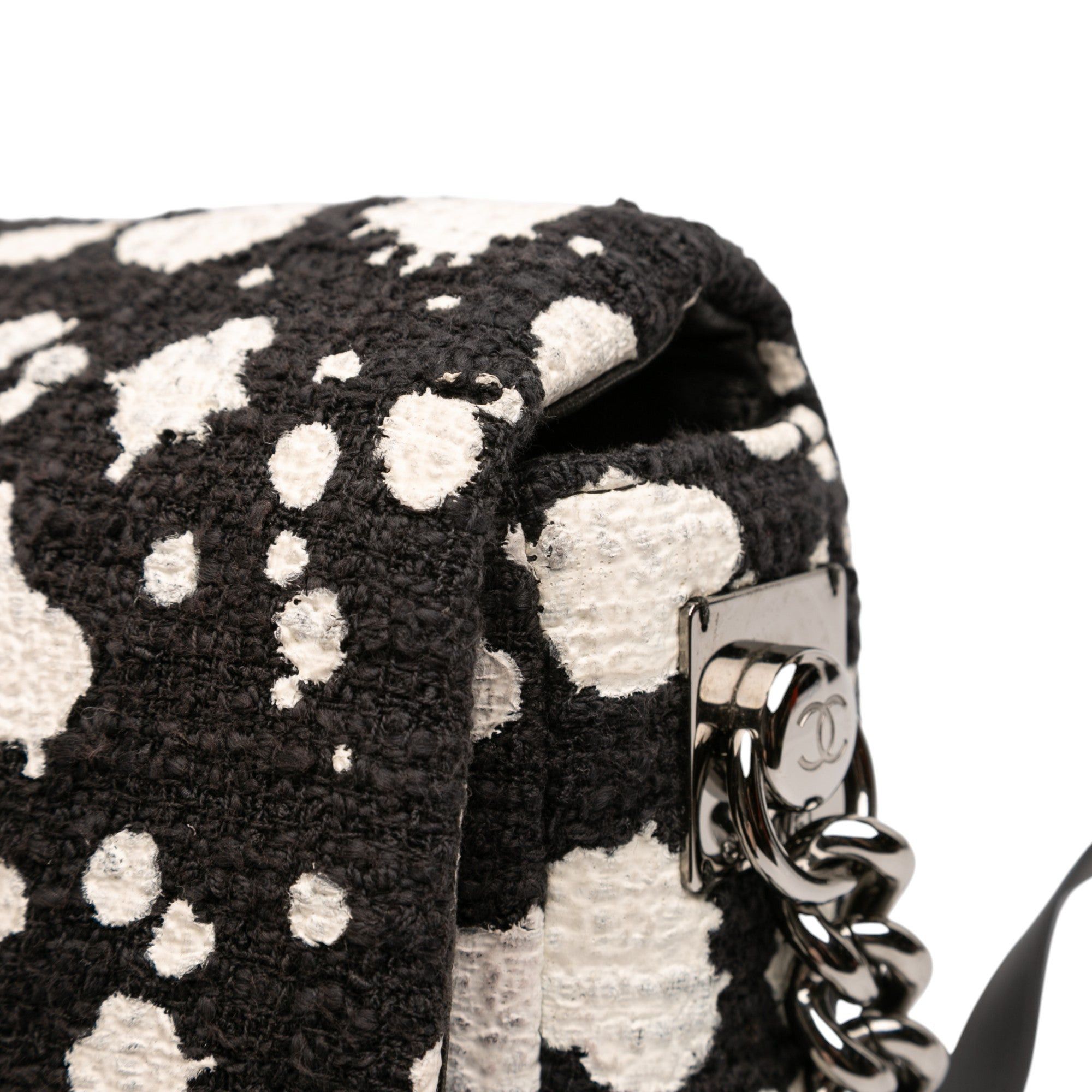 Chanel CC Tweed Paint Splatter Flap Size ONE SIZE - 10 Thumbnail