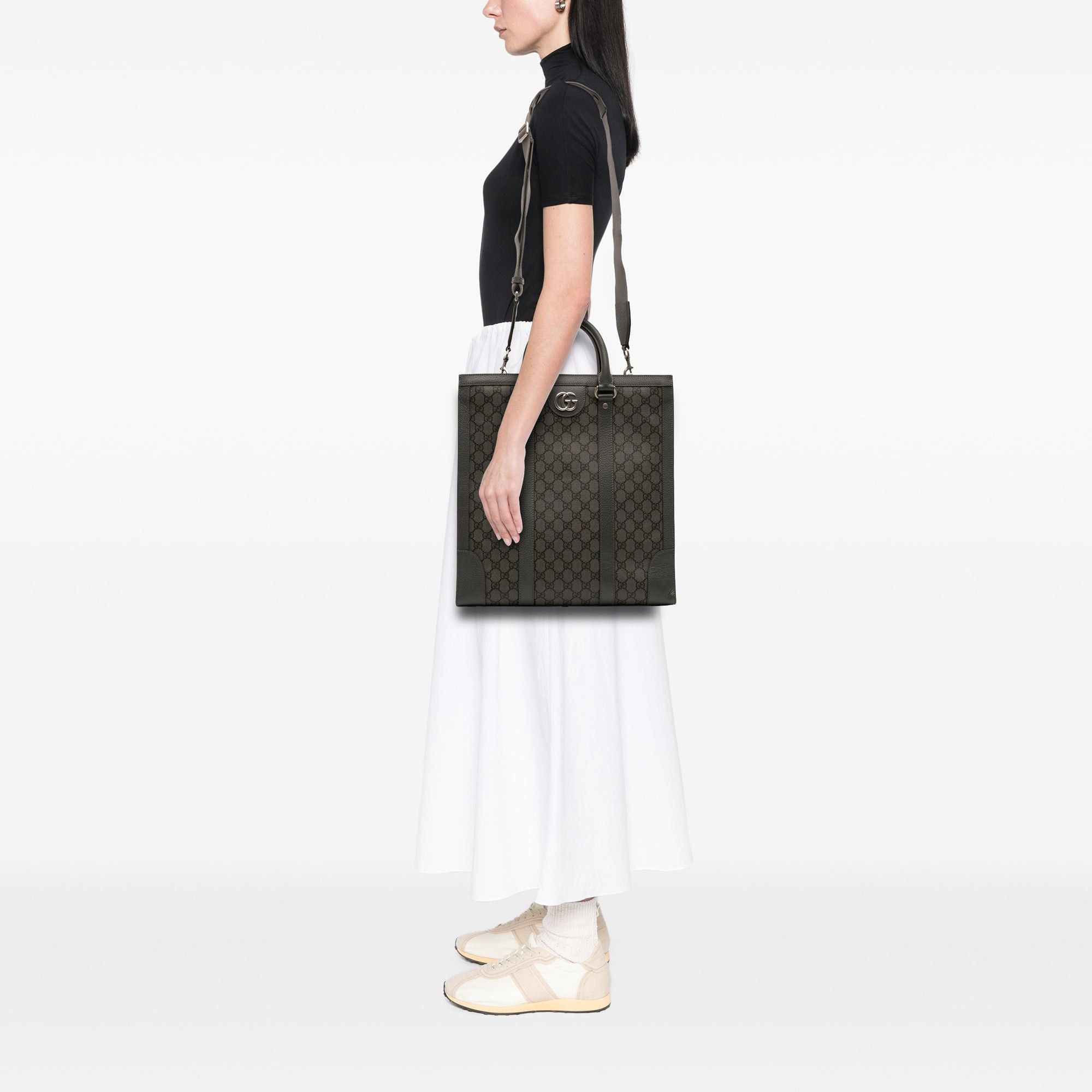 Gucci Medium GG Supreme Ophidia Satchel Size ONE SIZE - 11 Thumbnail